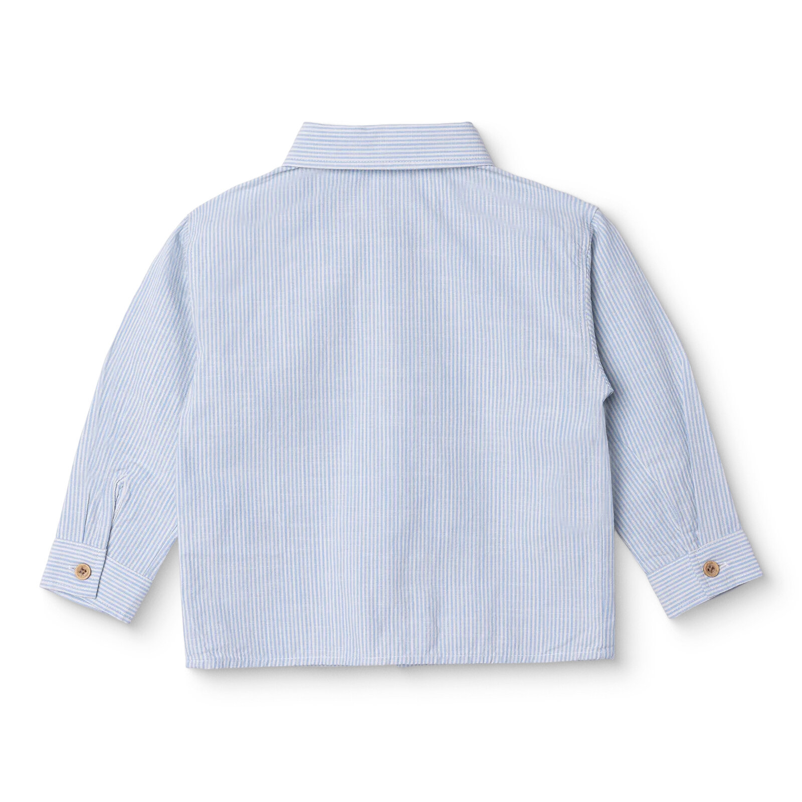 Erkek Bebek Gömlek Poplin Gömlek Yaka Uzun Kol Erkek Bebek Gömlek Poplin Gömlek Yaka Uzun Kol