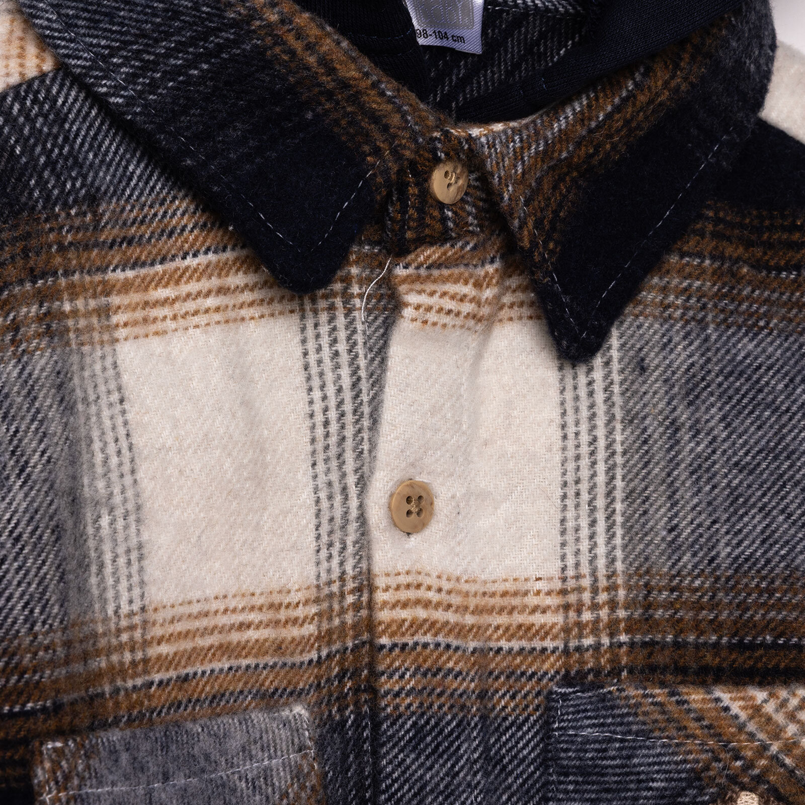 Erkek Bebek Happy Animals Gömlek Kapüşonlu Uzun Kol Erkek Bebek Happy Animals Gömlek Kapüşonlu Uzun Kol