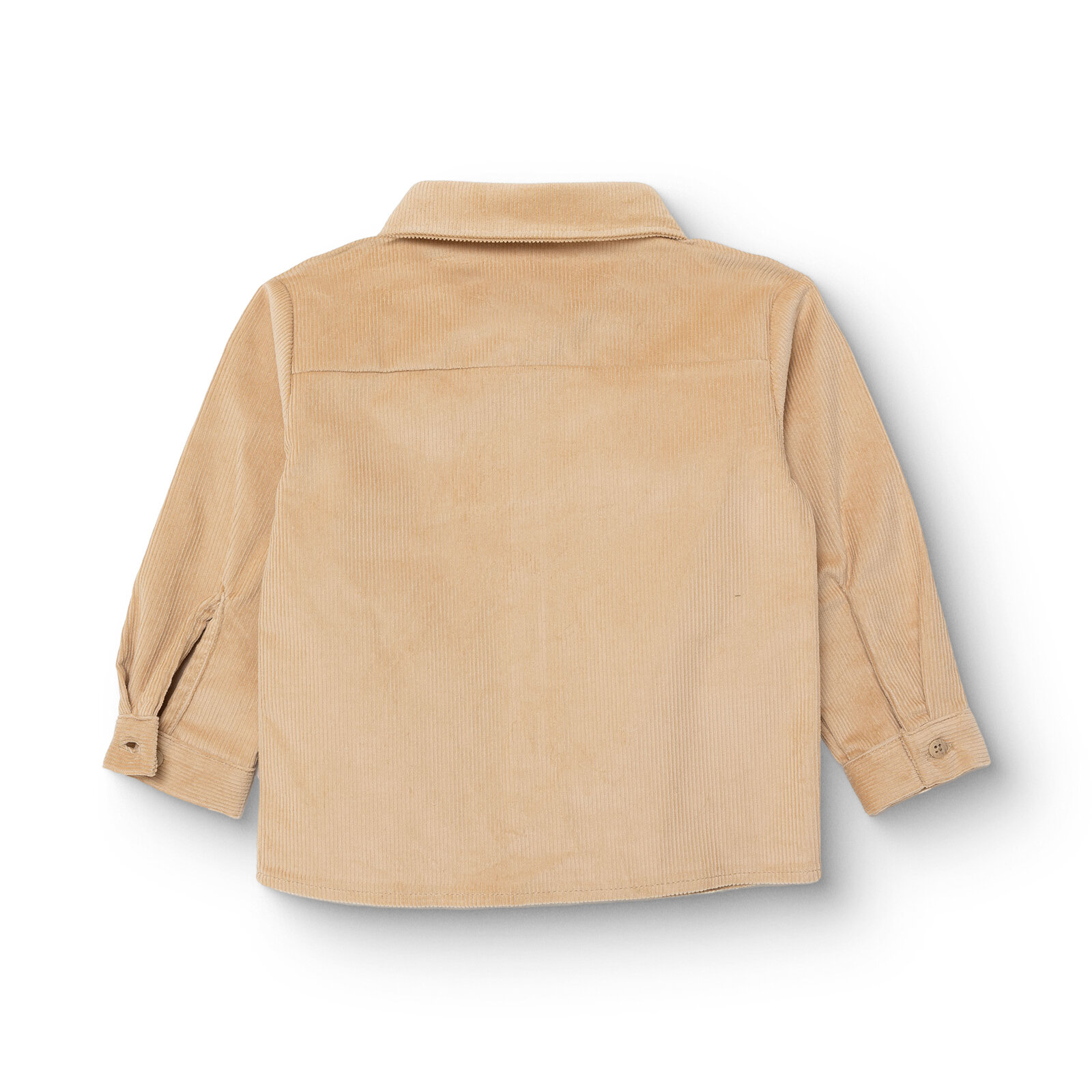 Erkek Bebek Hello Cute Bear Gömlek Fitilli Kadife Dokuma Gömlek Yaka Uzun Kol