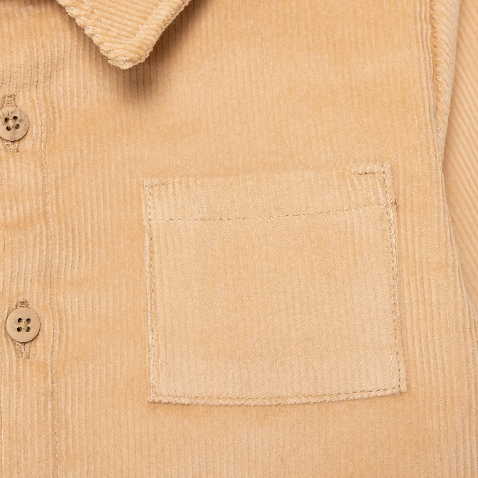 Erkek Bebek Hello Cute Bear Gömlek Fitilli Kadife Dokuma Gömlek Yaka Uzun Kol