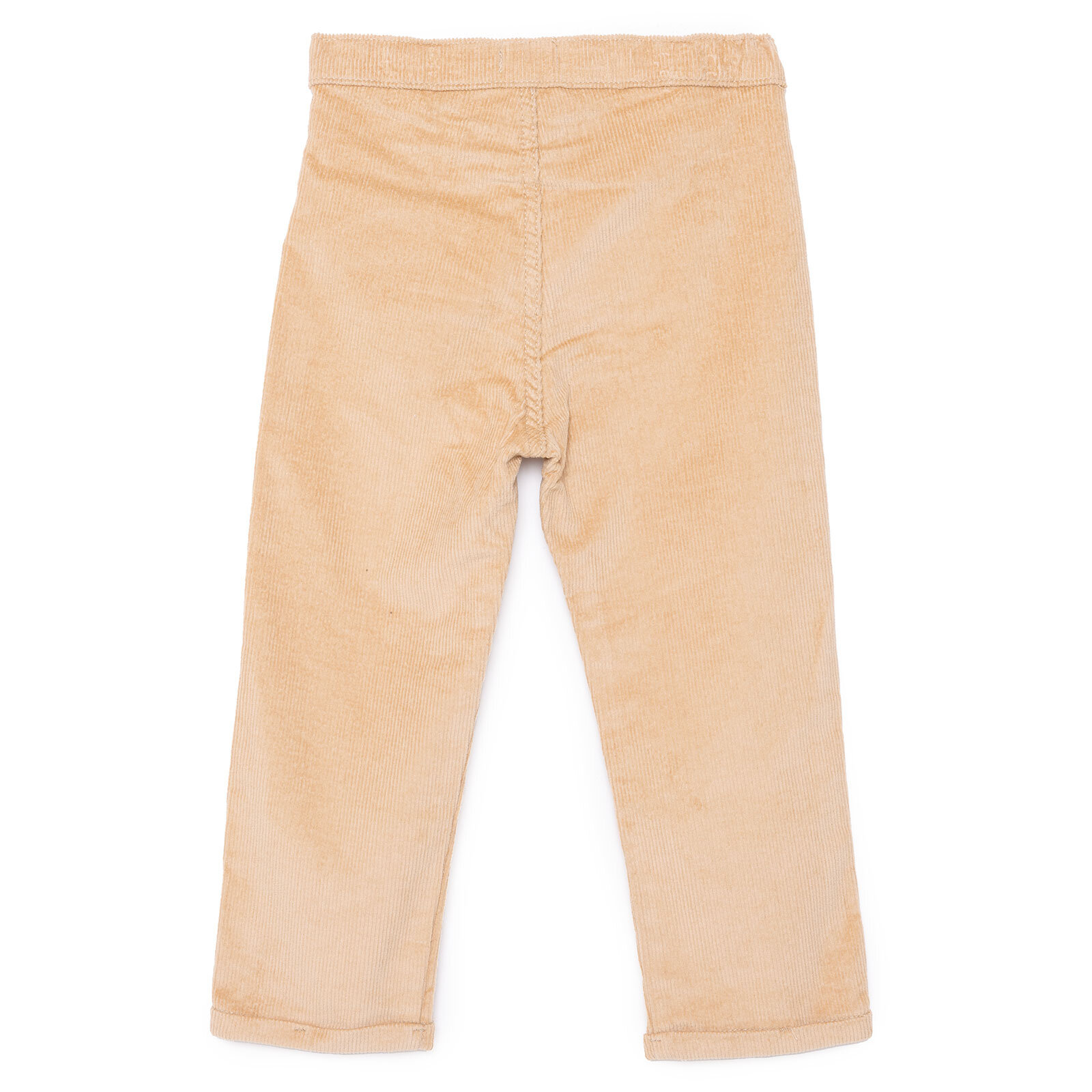 Erkek Bebek Hello Cute Bear Pantolon Kadife Ribanalı Paça