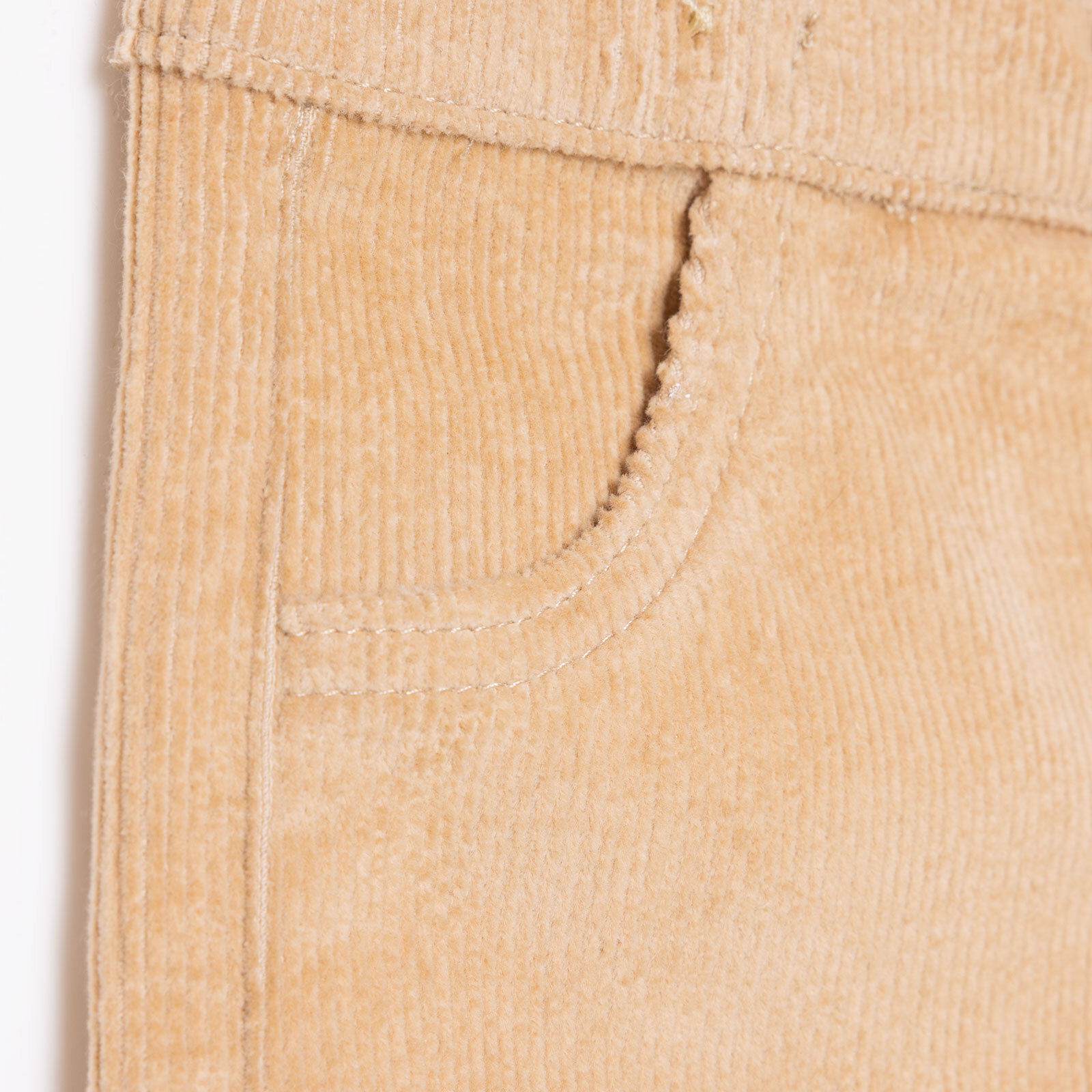 Erkek Bebek Hello Cute Bear Pantolon Kadife Ribanalı Paça