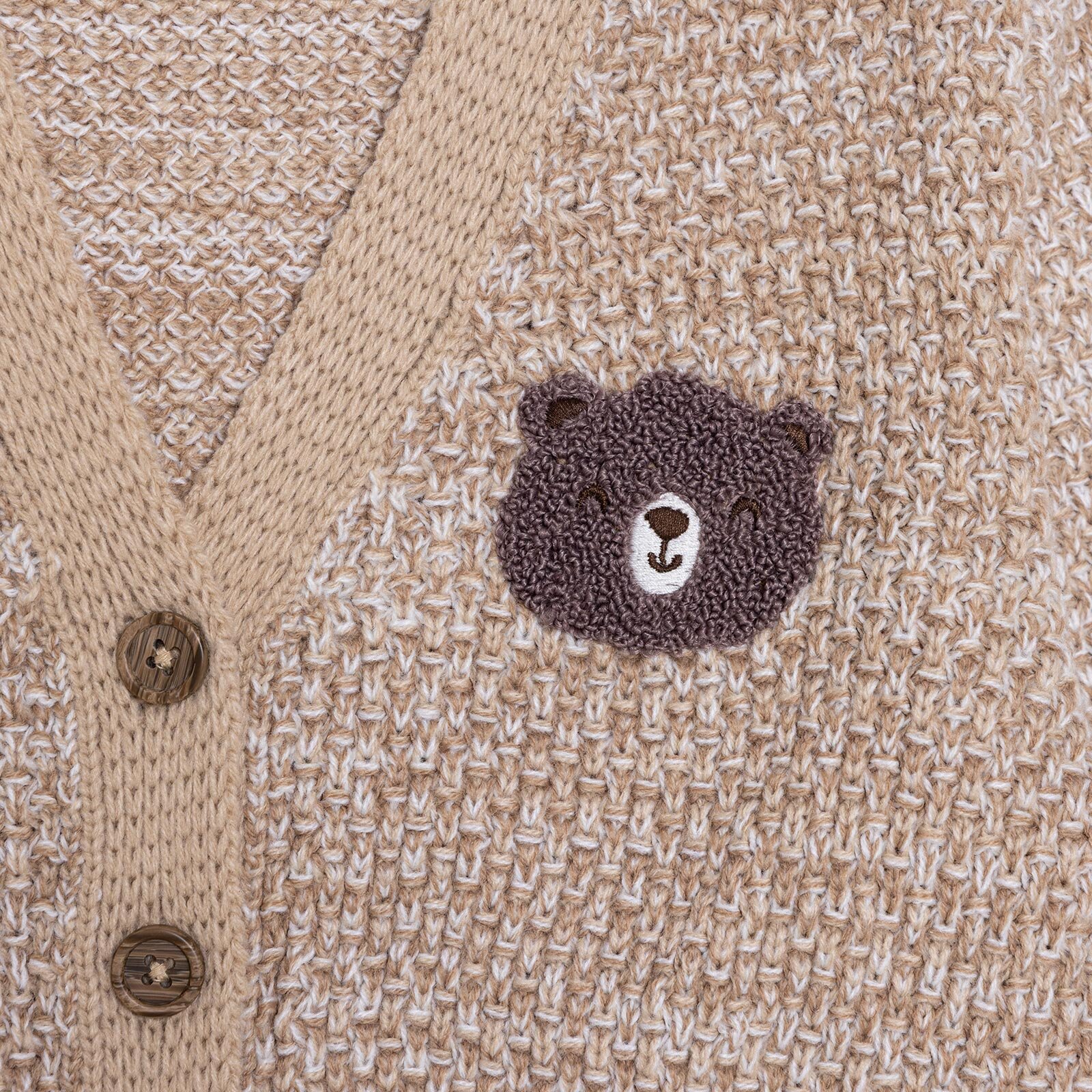 Hello Cute Bear Triko Hırka