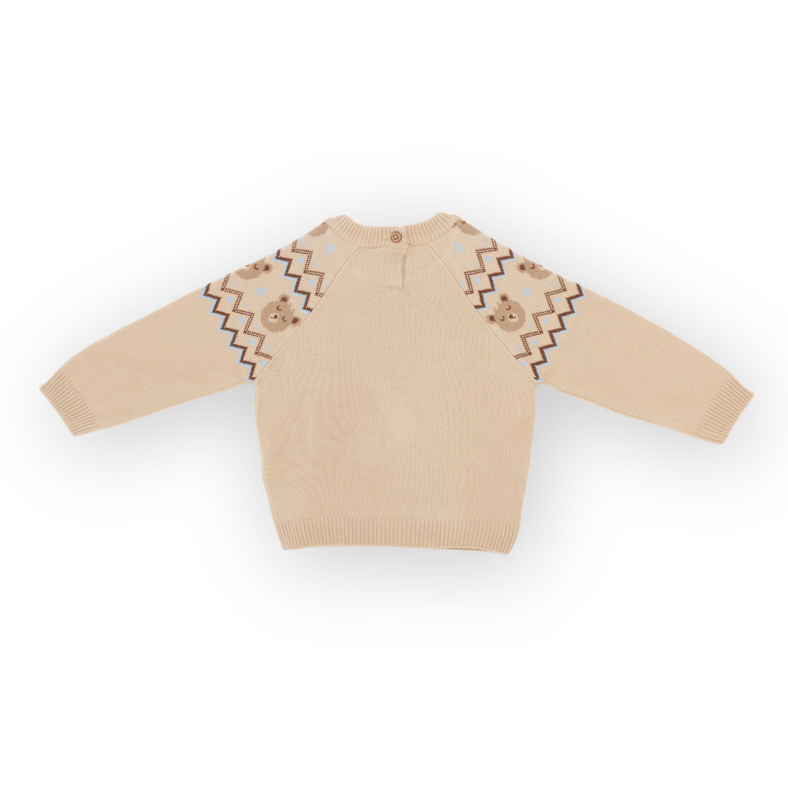 Erkek Bebek Hello Cute Bear Triko Kazak Bisiklet Yaka Uzun Ko