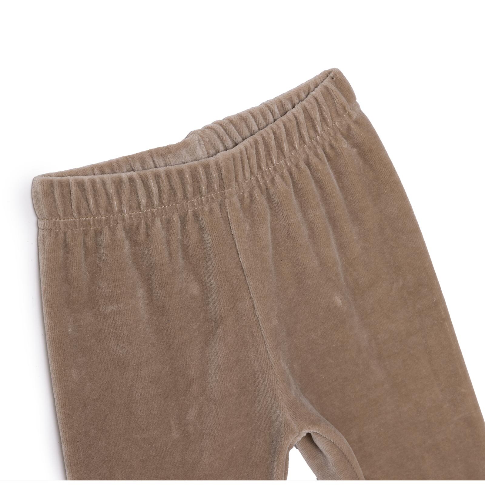 Erkek Bebek Kadife Eşofman Alt Lastikli Paça