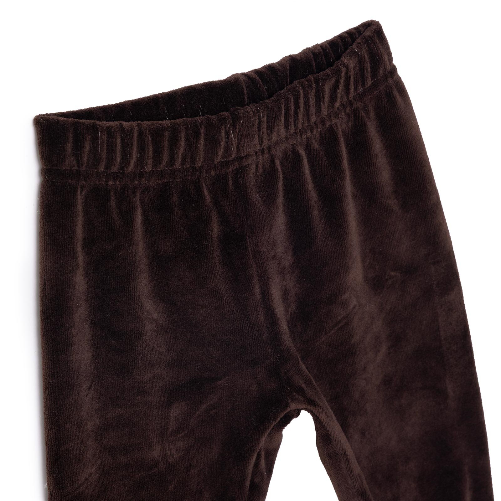 Erkek Bebek Kadife Eşofman Alt Lastikli Paça