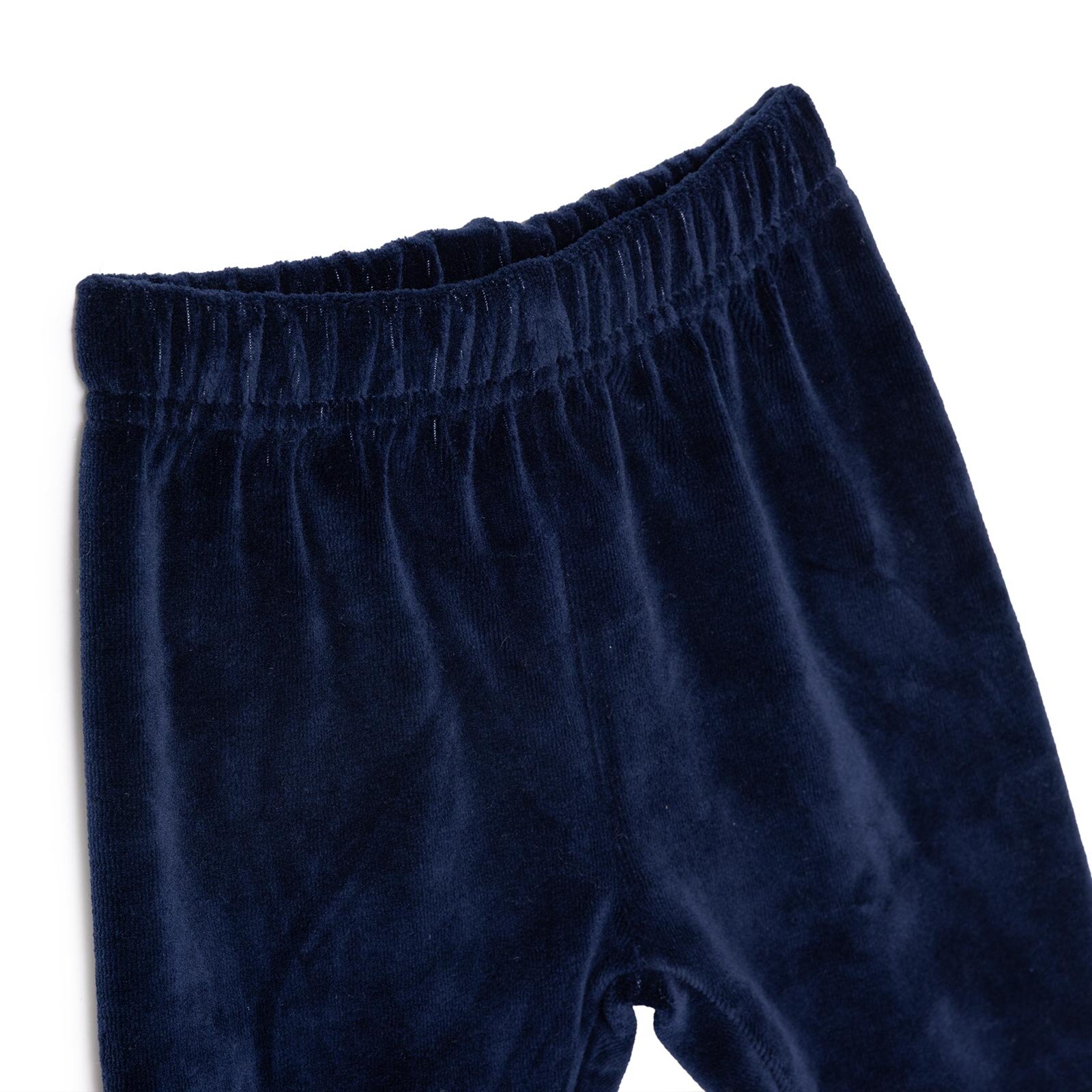 Erkek Bebek Kadife Eşofman Alt Lastikli Paça