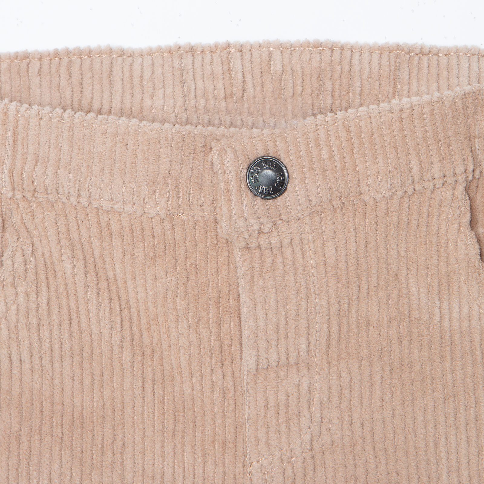 Erkek Bebek Kadife Pantolon Fitilli Kadife Dokuma Reçme Paça