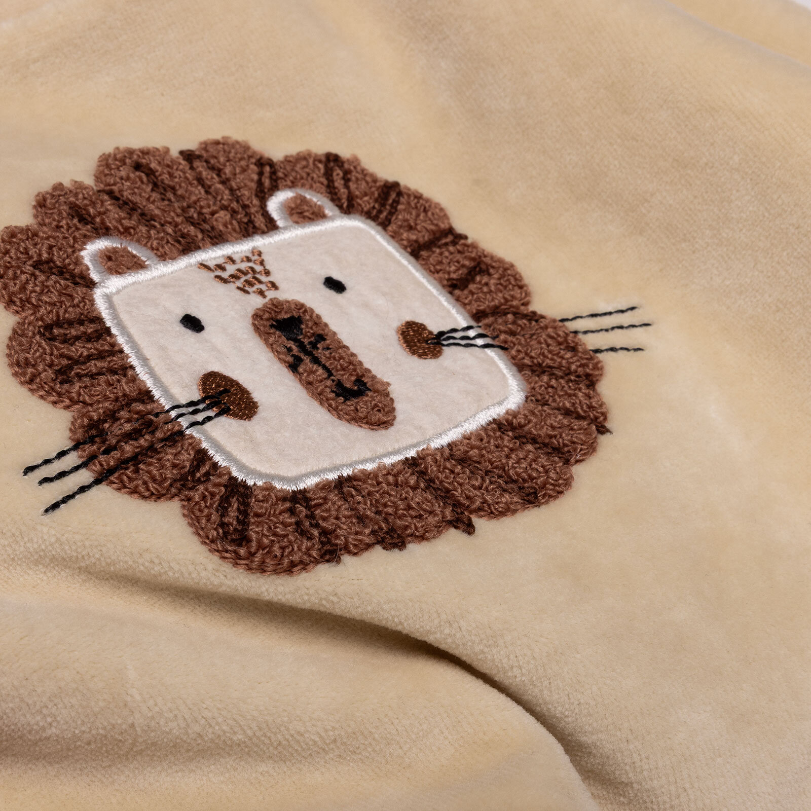 Erkek Bebek Kadife Pijama Takımı Bisiklet Yaka Uzun Kol Ribanalı Paça