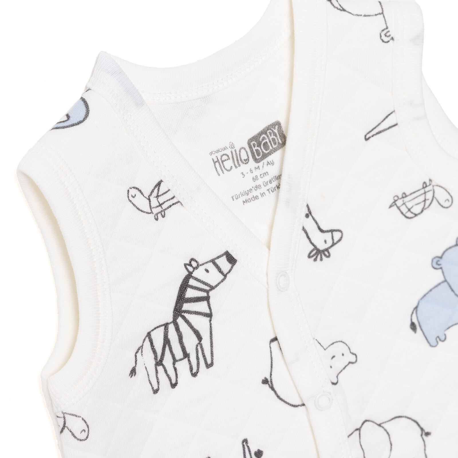 Erkek Bebek Kapitone Yelek Kapitone Örme V Yaka Atlet Kol Erkek Bebek Kapitone Yelek Kapitone Örme V Yaka Atlet Kol