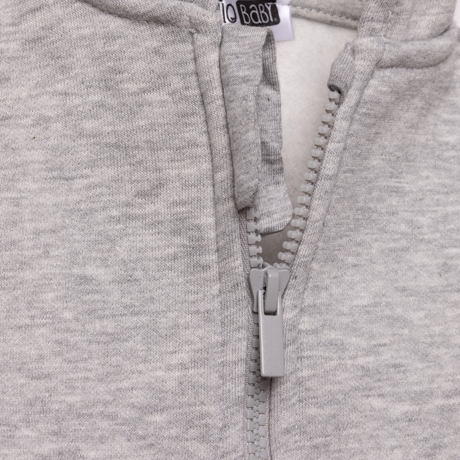 Erkek Bebek Kapüşonlu Hırka Kapüşonlu Yaka Uzun Kol