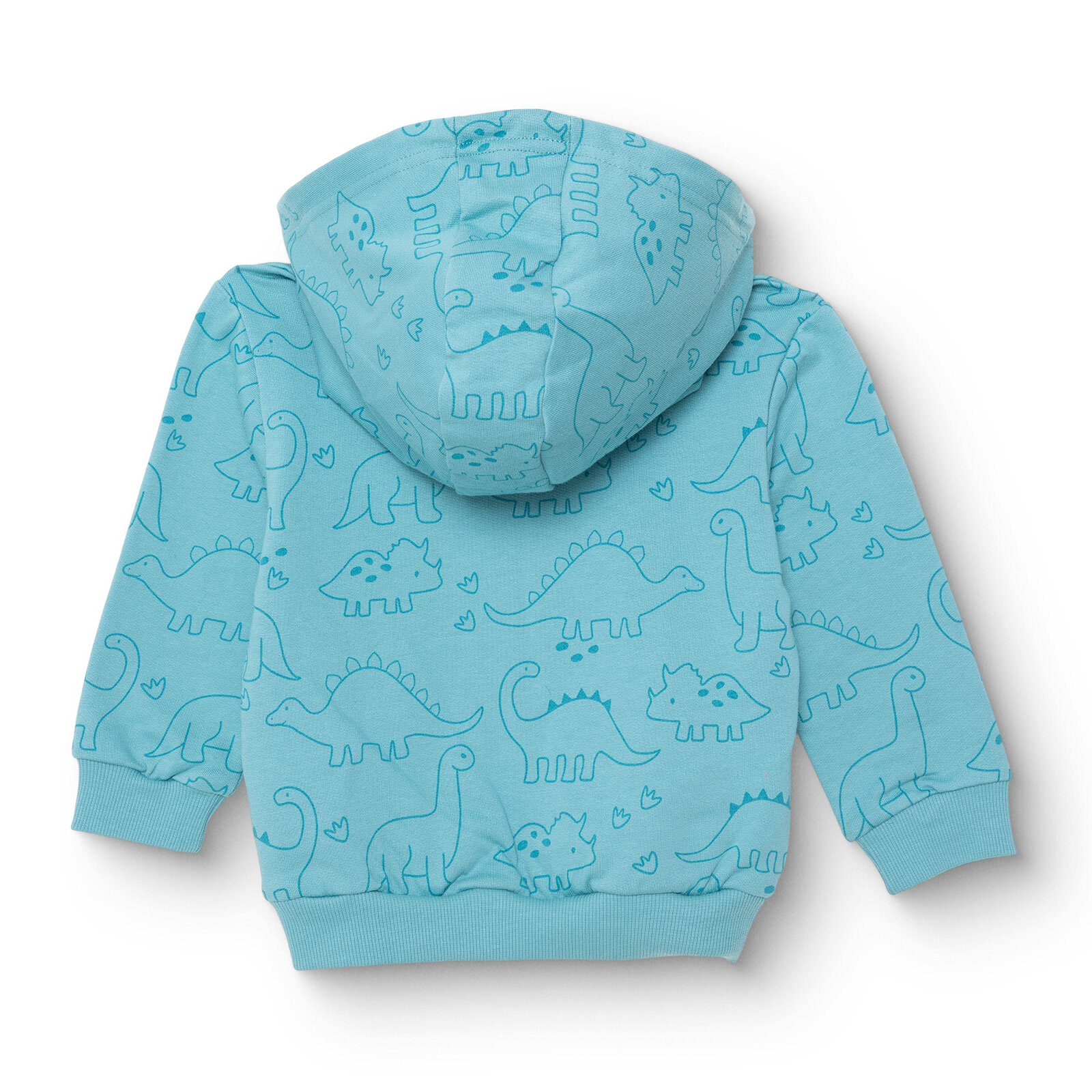 Erkek Bebek Kapüşonlu Sweatshirt Şardonlu İki İplik Kapüşonlu Yaka Uzun Kol