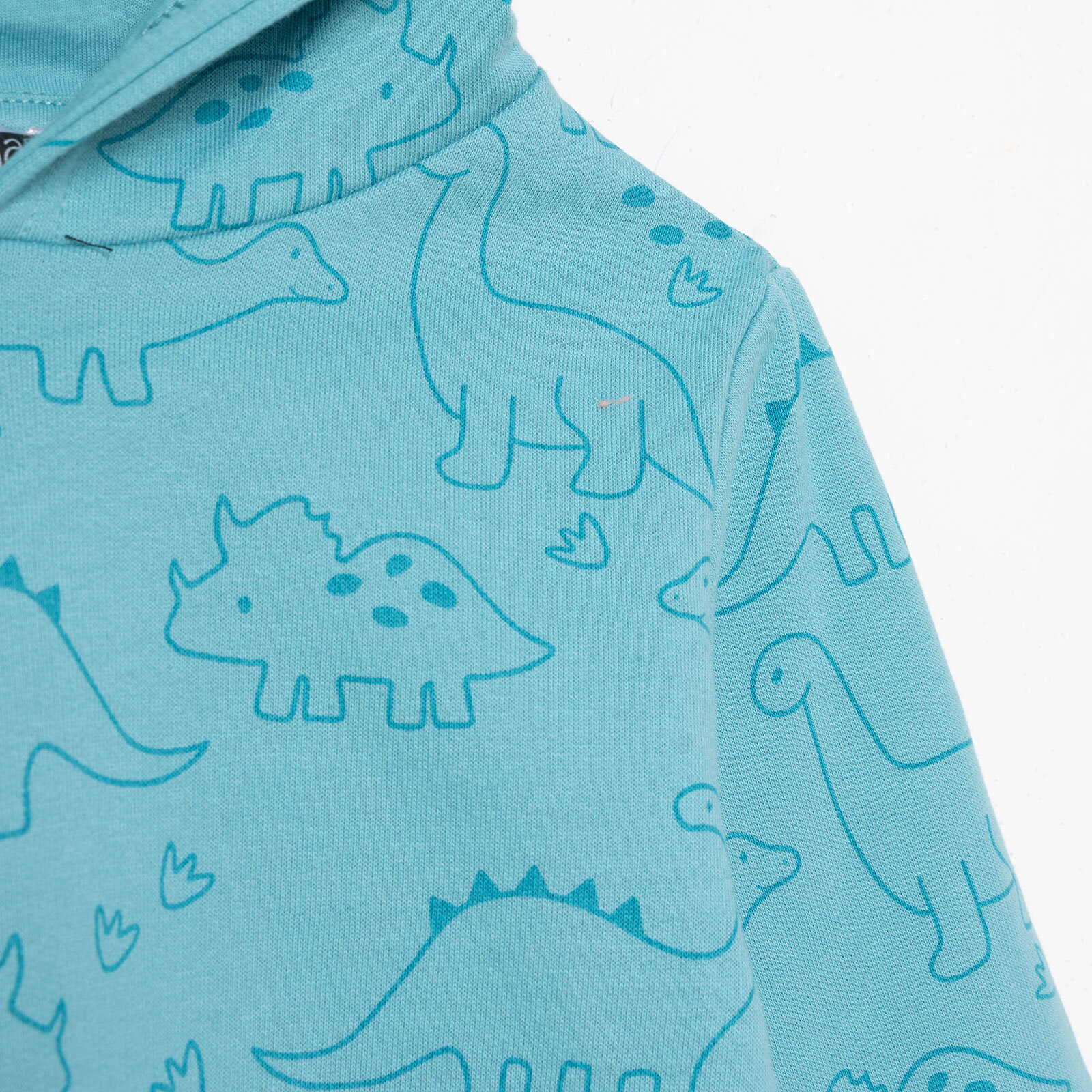 Erkek Bebek Kapüşonlu Sweatshirt Şardonlu İki İplik Kapüşonlu Yaka Uzun Kol