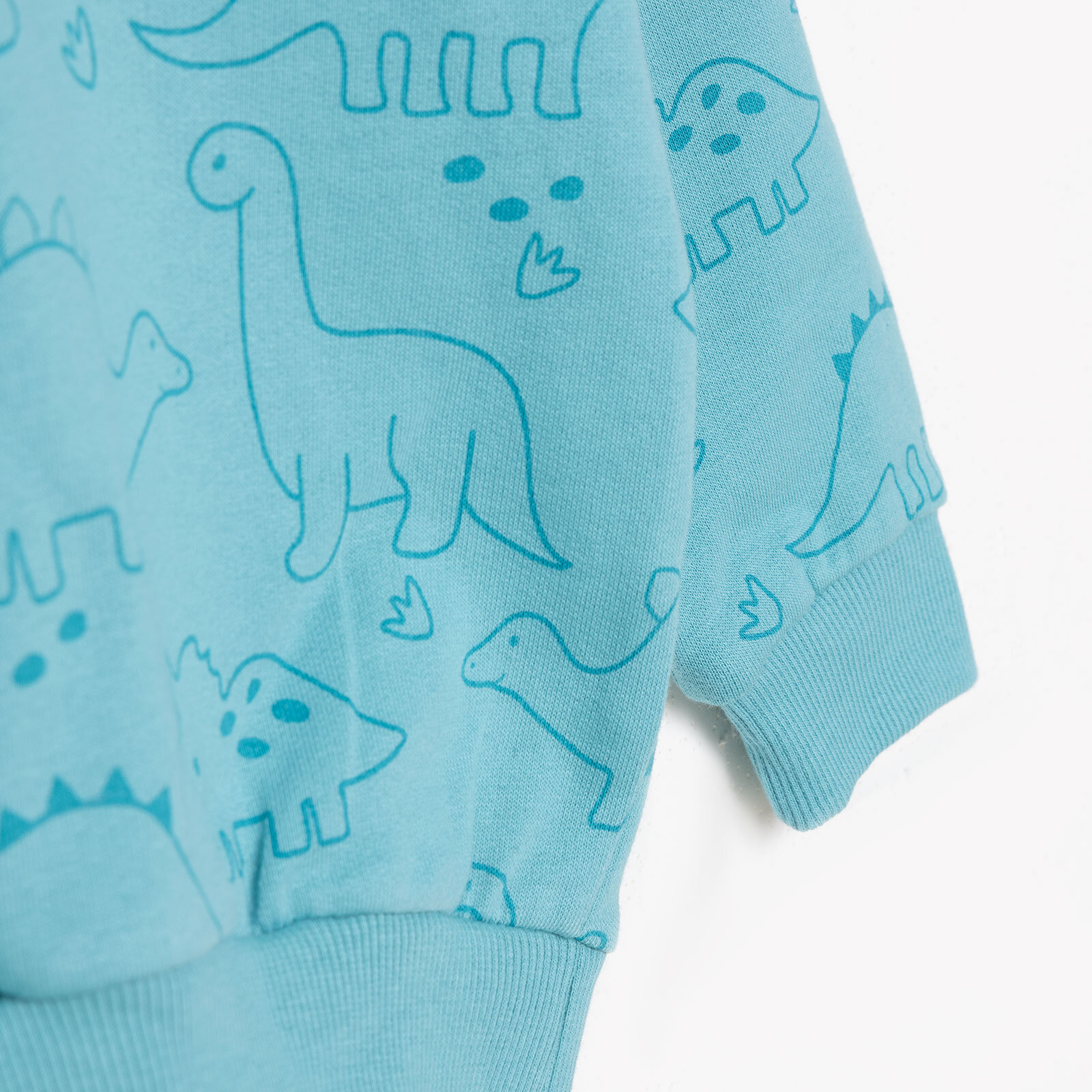 Erkek Bebek Kapüşonlu Sweatshirt Şardonlu İki İplik Kapüşonlu Yaka Uzun Kol