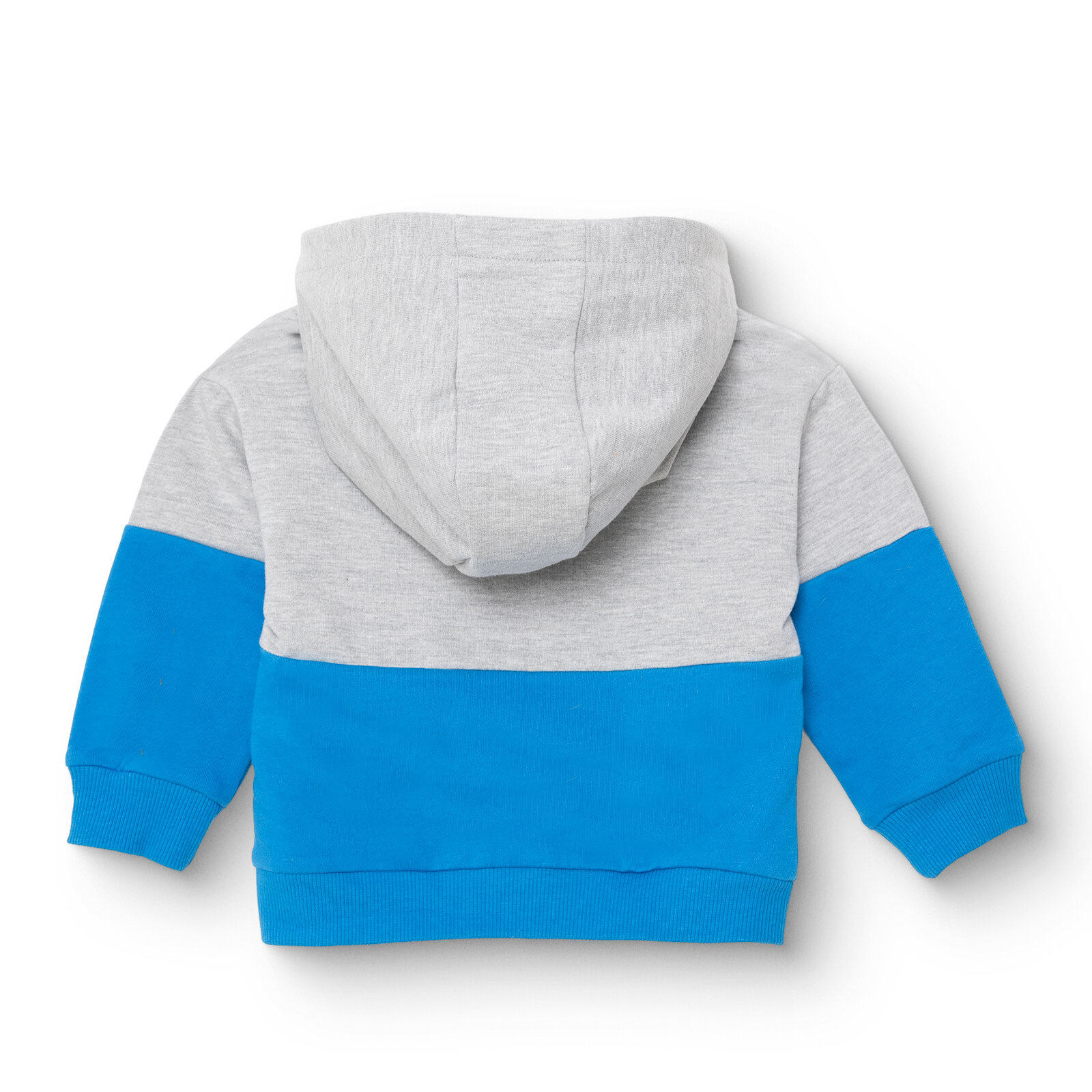 Erkek Bebek Kapüşonlu Sweatshirt Şardonlu Üç İplik Uzun Kol