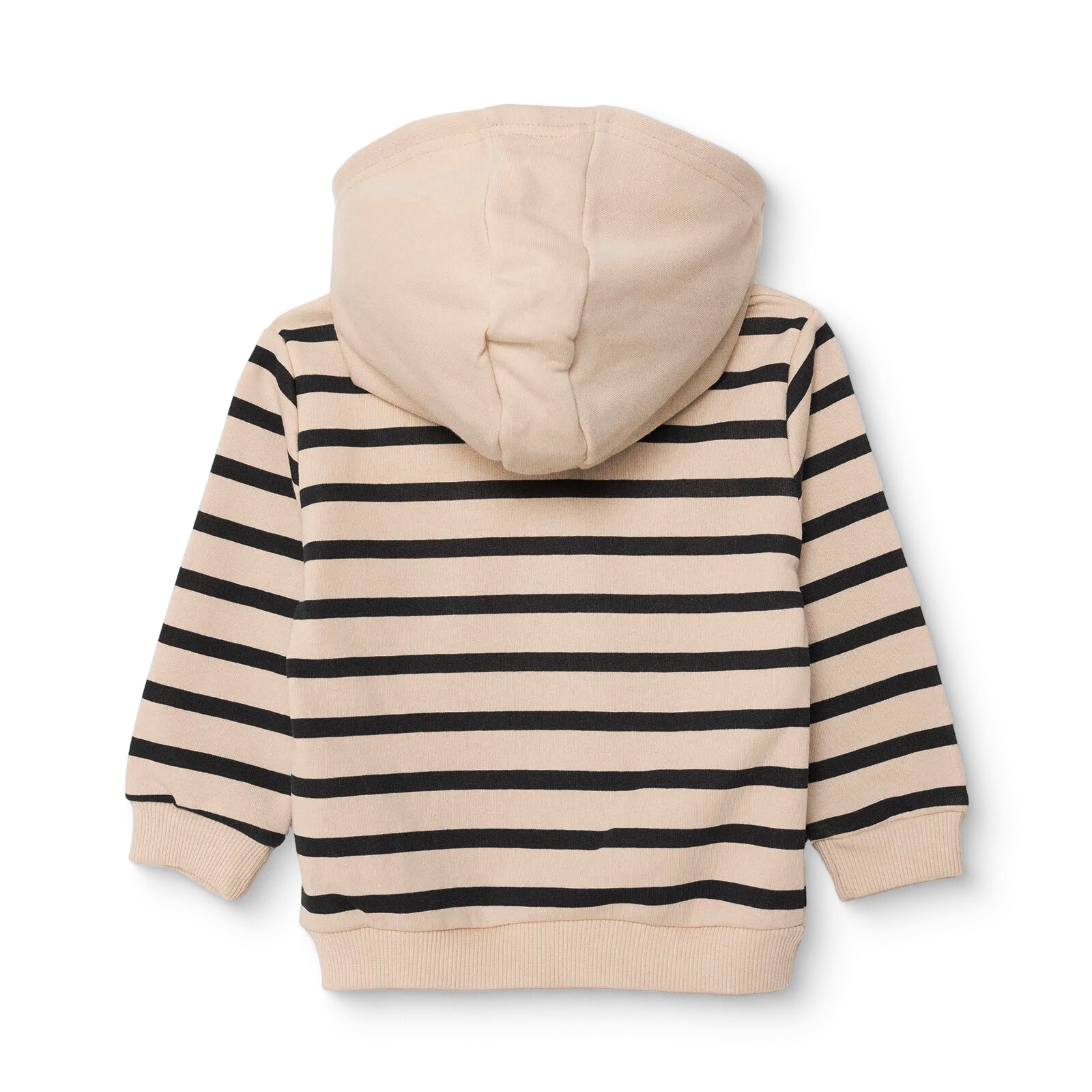 Erkek Bebek Kapüşonlu Sweatshirt Üç İplik Kapüşonlu Yaka Uzun Kol