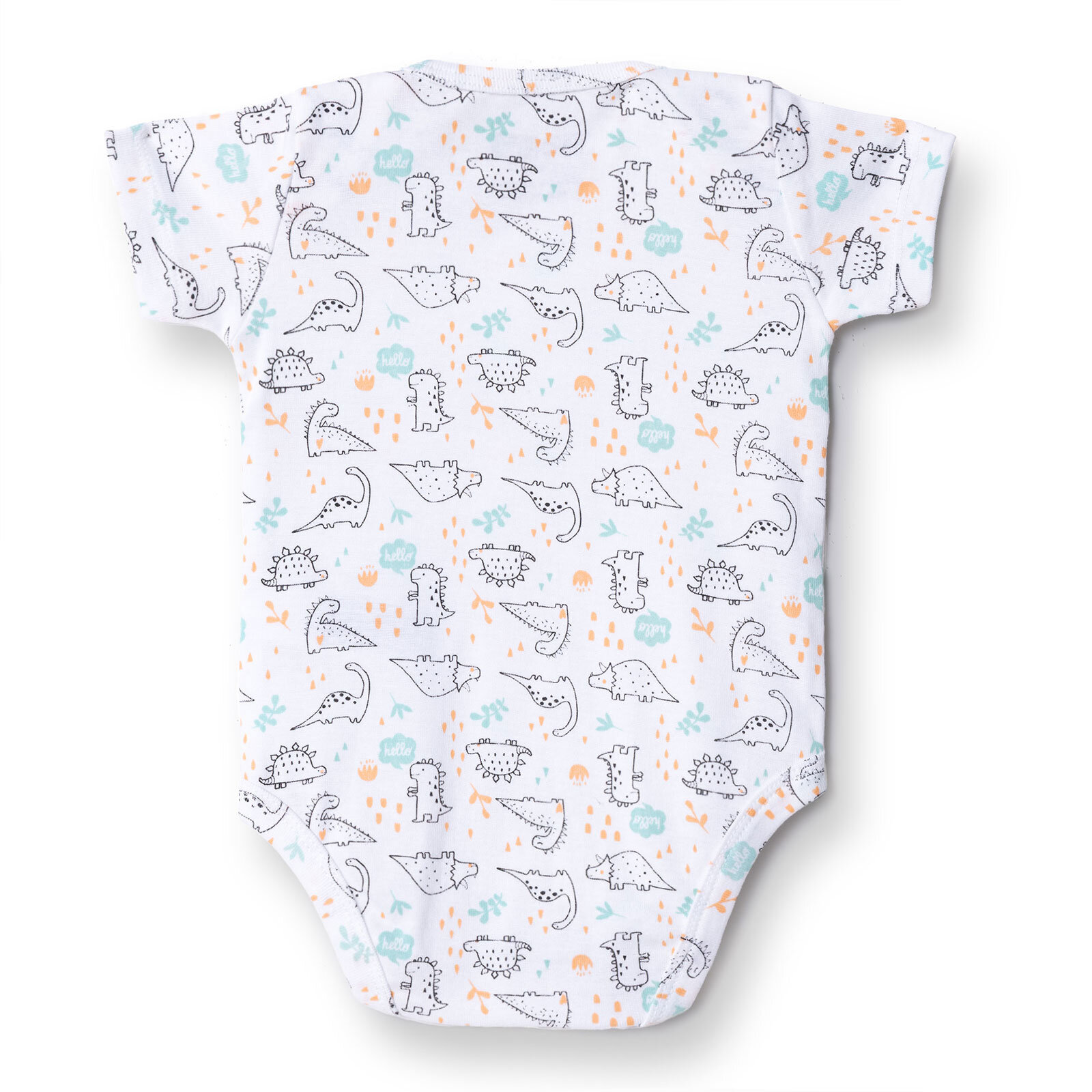 Erkek Bebek Kısa Body Çıtçıtlı Zarf Yaka