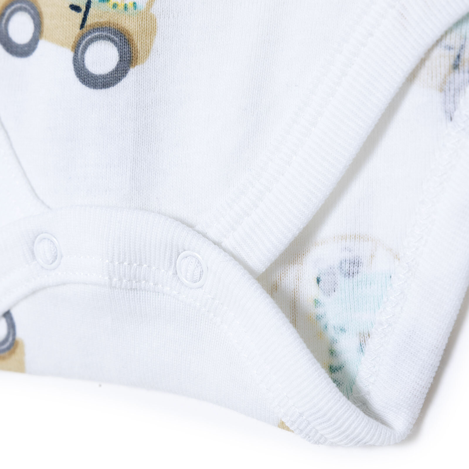 Erkek Bebek Kısa Kol Body Çıtçıtlı Yaka Kısa Kol