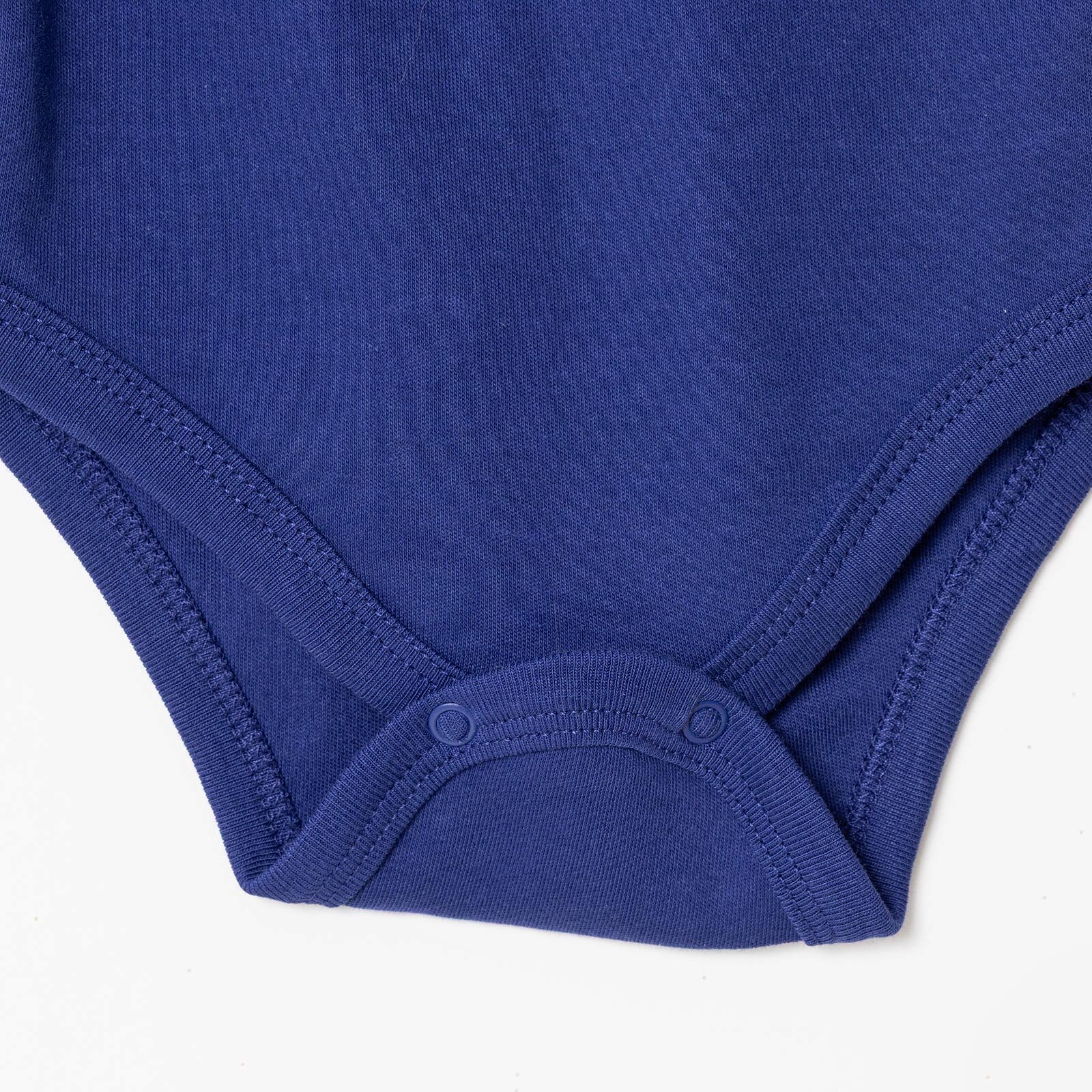 Erkek Bebek Kısa Kol Body Modelli Yaka Kısa Kol