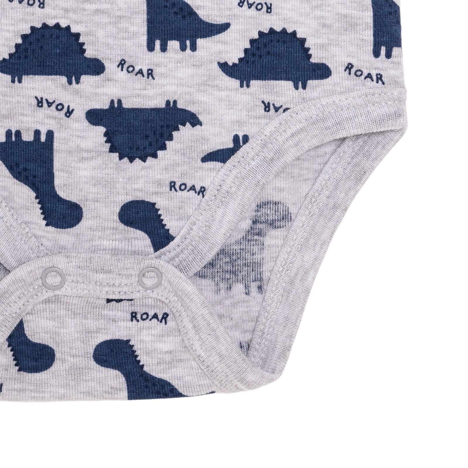 Erkek Bebek Kısa Kol Body Ribana Zarf Yaka Kısa Kol