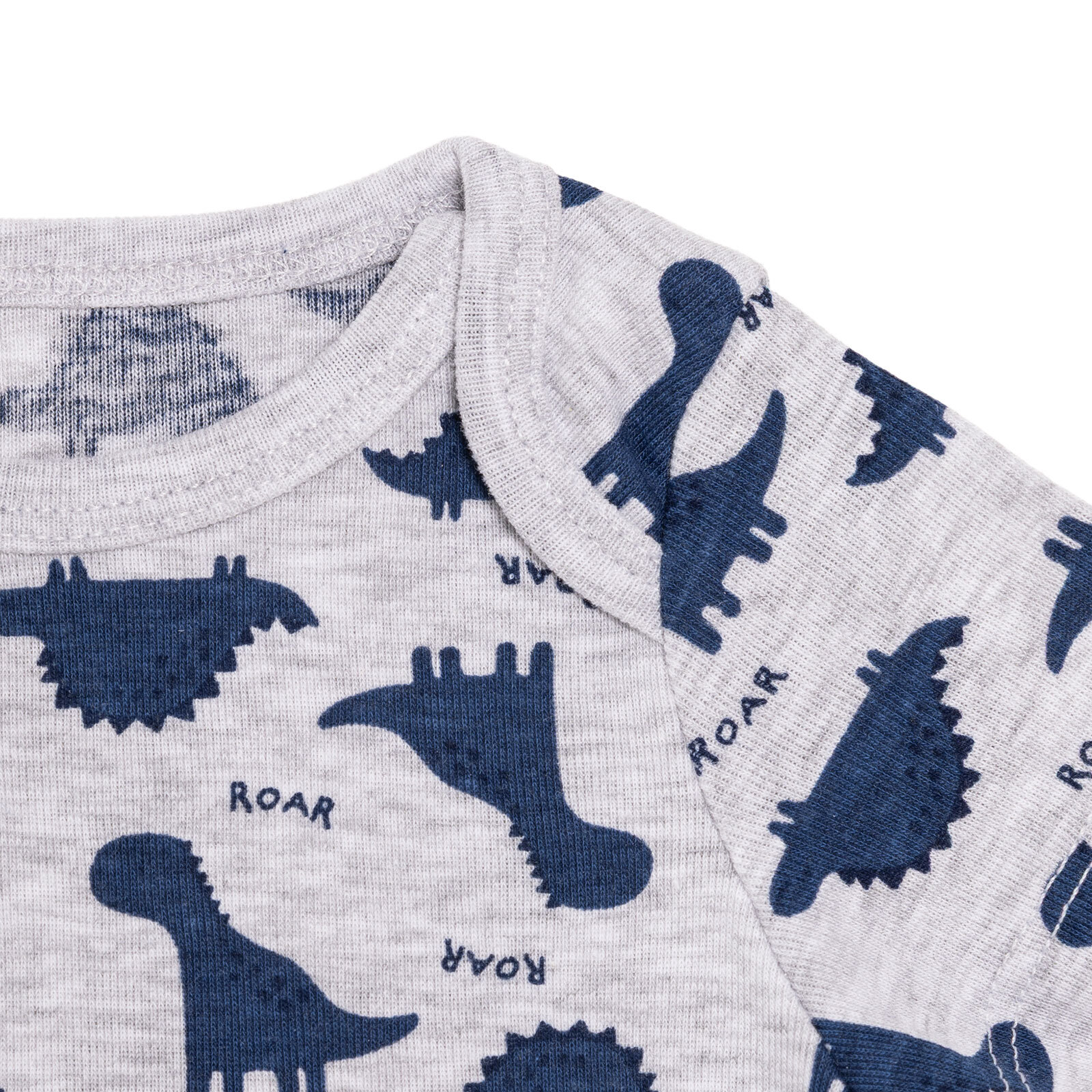 Erkek Bebek Kısa Kol Body Ribana Zarf Yaka Kısa Kol