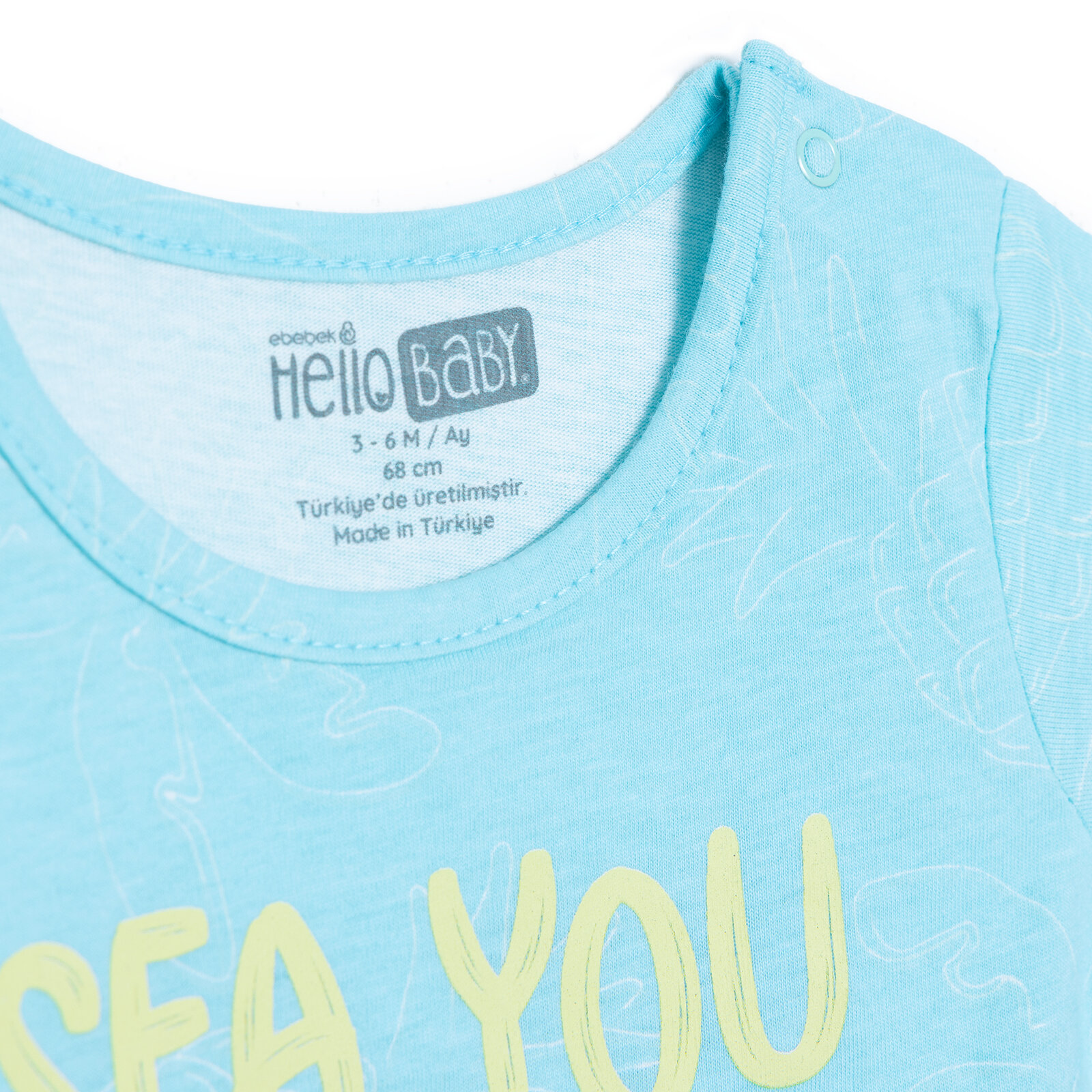 Erkek Bebek Kısa Kol Pijama Takımı Bisiklet Yaka Kısa Kol Reçme Paça Erkek Bebek Kısa Kol Pijama Takımı Bisiklet Yaka Kısa Kol Reçme Paça