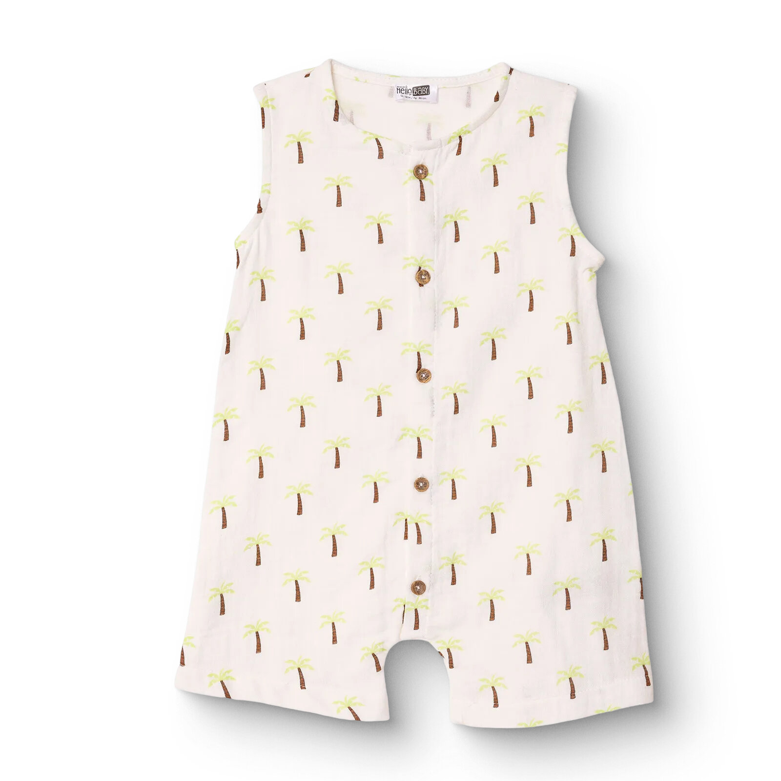 Erkek Bebek Kısa Tulum Bisiklet Yaka Kısa Kol Reçme Paça