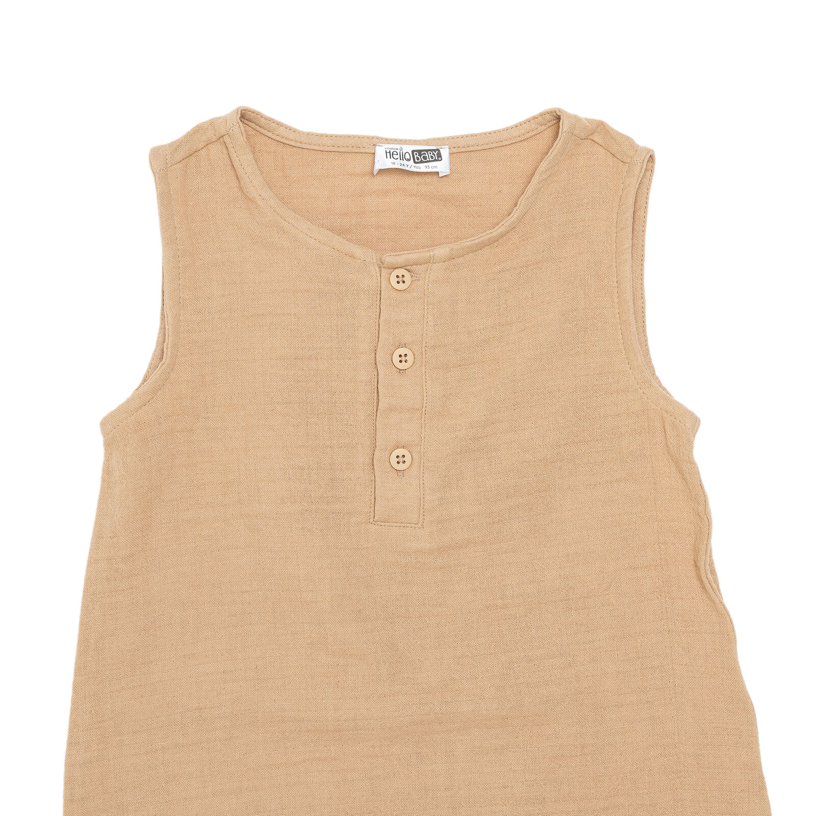 Erkek Bebek Kısa Tulum Bisiklet Yaka Reçme Paça