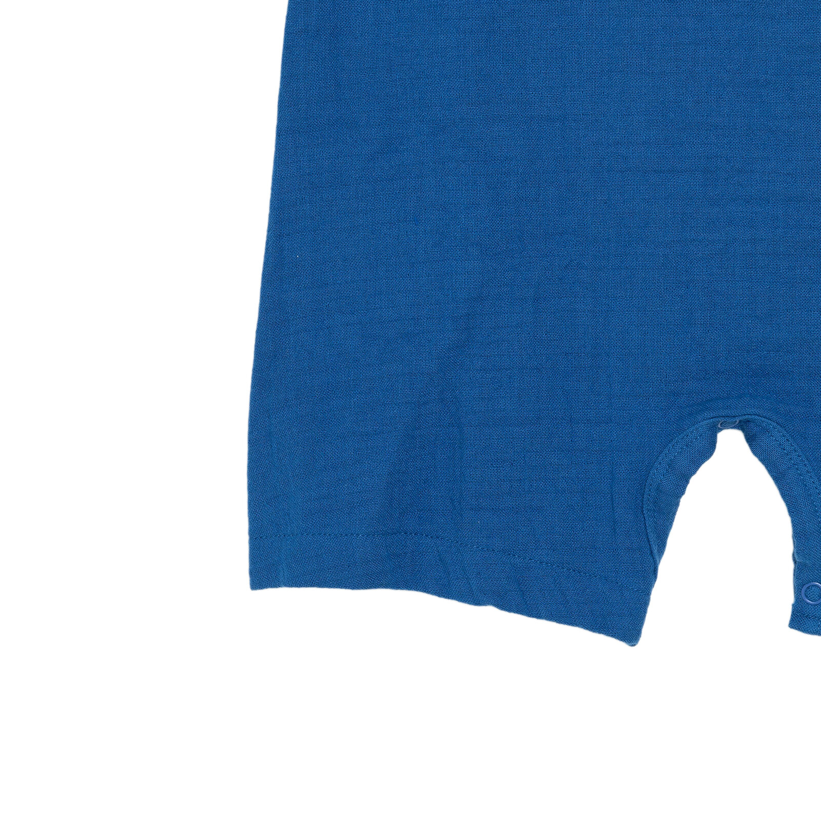 Erkek Bebek Kısa Tulum Bisiklet Yaka Reçme Paça