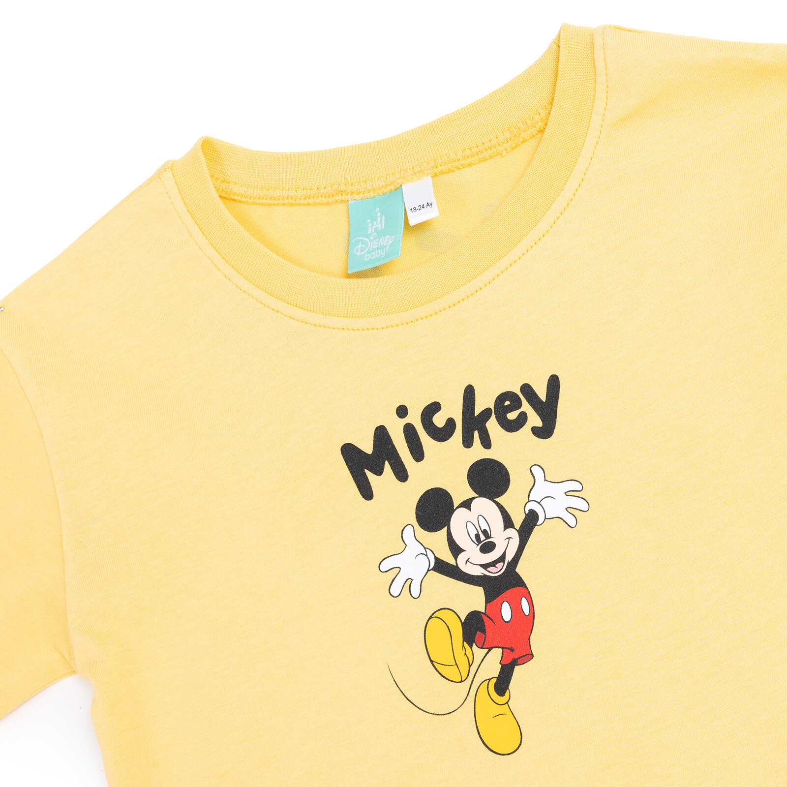 Erkek Bebek Lisans Tshirt Bisiklet Yaka Kısa Kol