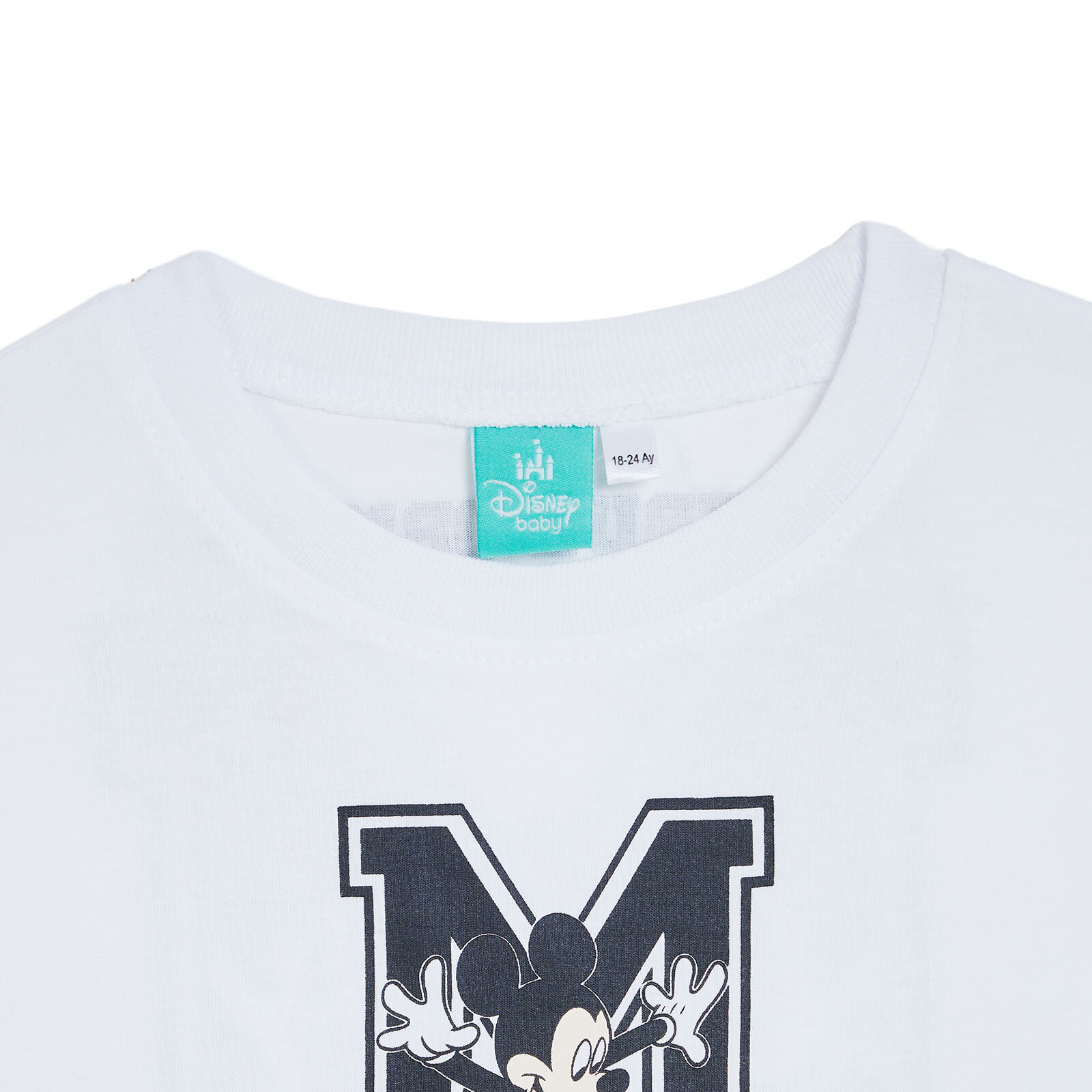 Erkek Bebek Lisans Tshirt Bisiklet Yaka Kısa Kol