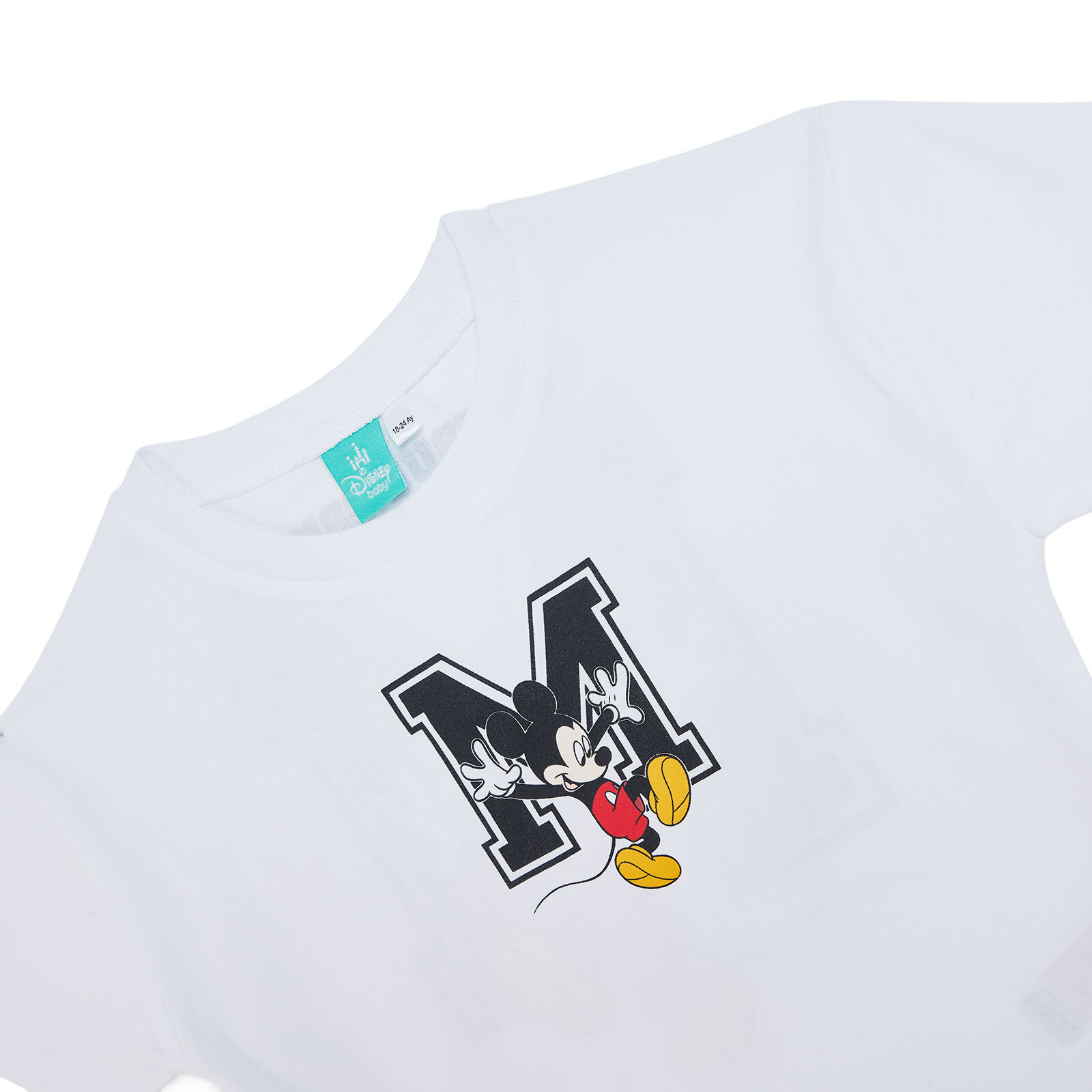 Erkek Bebek Lisans Tshirt Bisiklet Yaka Kısa Kol