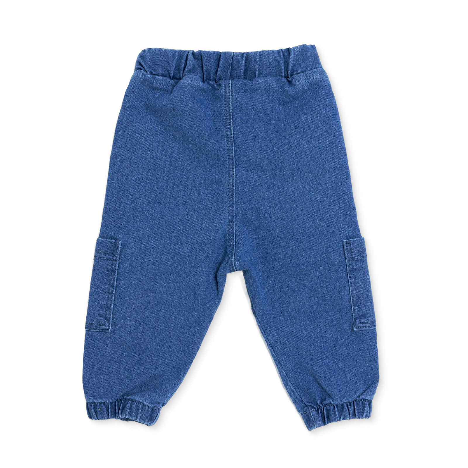 Erkek Bebek Little Car Denim Pantolon Lastikli Paça