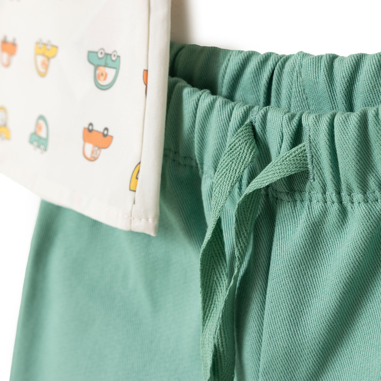 Erkek Bebek Little Car Gömlek-Pantolon Poplin Gömlek Yaka Uzun Kol Duble Paça