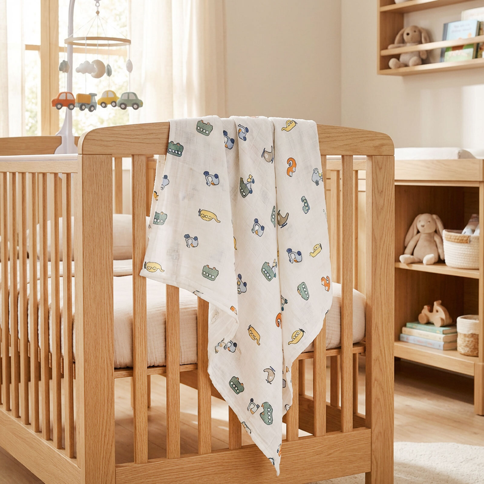 Erkek Bebek Müslin Battaniye 100x110cm Erkek Bebek Müslin Battaniye 100x110cm