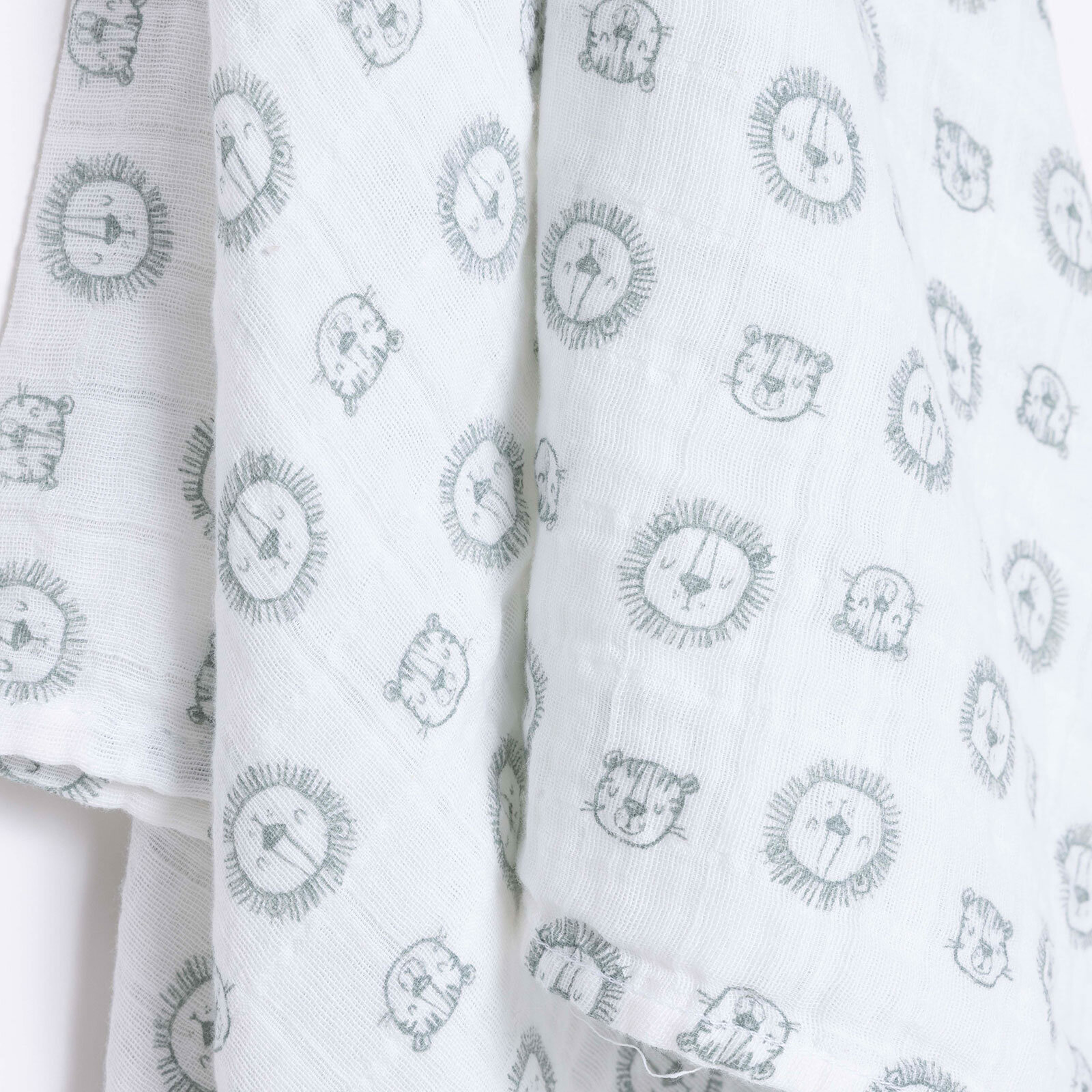 Erkek Bebek Müslin Battaniye 100x110cm