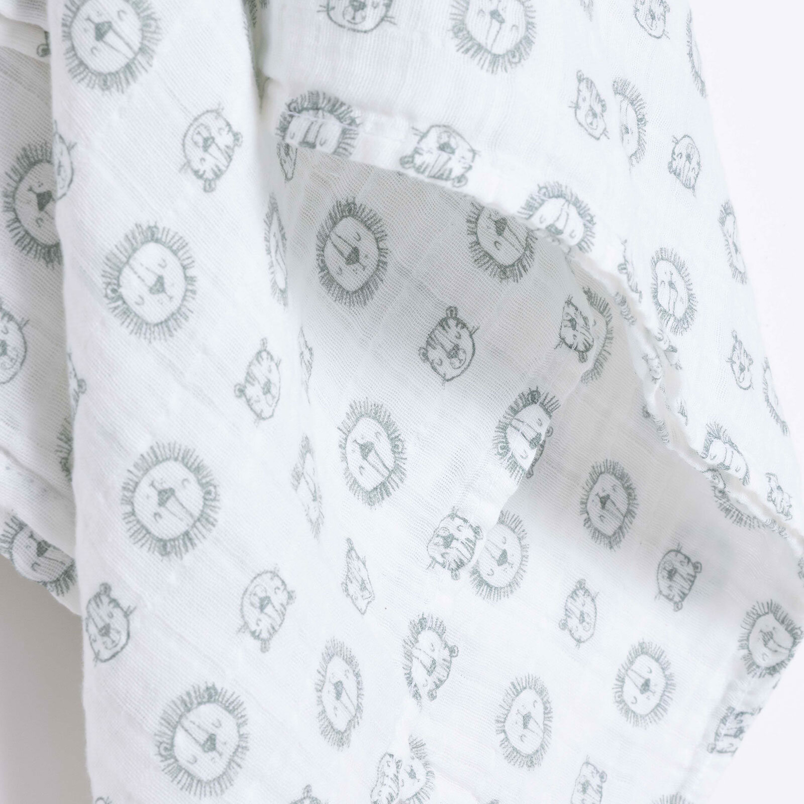 Erkek Bebek Müslin Battaniye 100x110cm