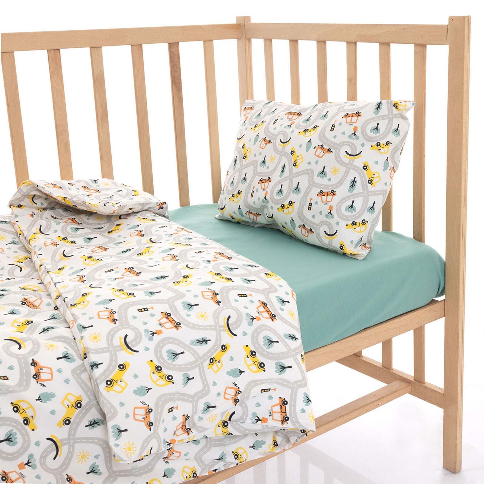 Erkek Bebek Nevresim Takımı Poplin 100 x 150cm Erkek Bebek Nevresim Takımı Poplin 100 x 150cm