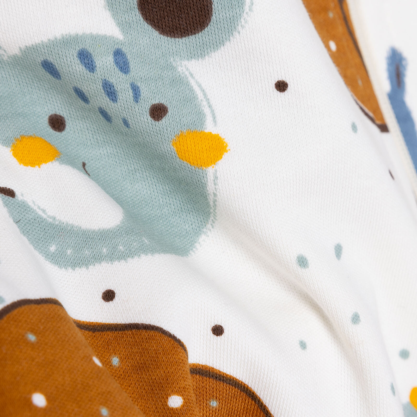 Erkek Bebek Patiksiz Tulum İnterlok Bisiklet Yaka Uzun Kol