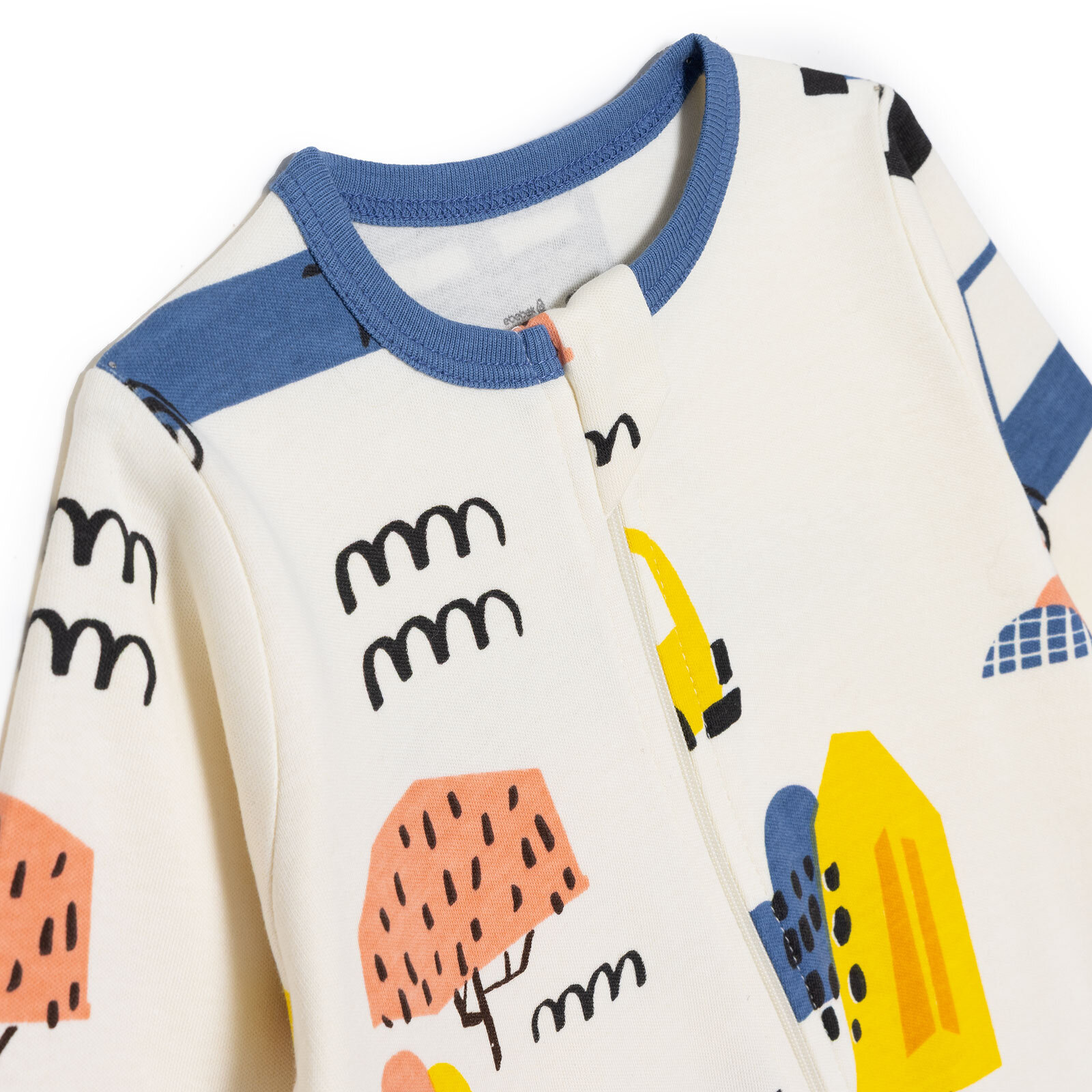 Erkek Bebek Patiksiz Tulum İnterlok Bisiklet Yaka Uzun Kol