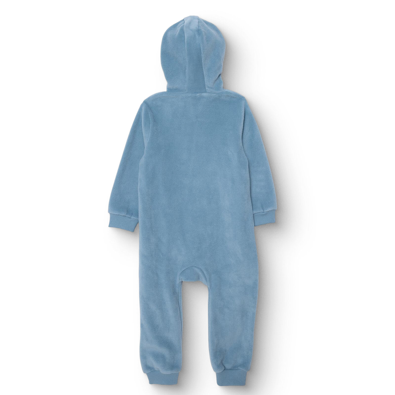 Erkek Bebek Polar Patiksiz Tulum Uzun Kol Ribanalı Paça