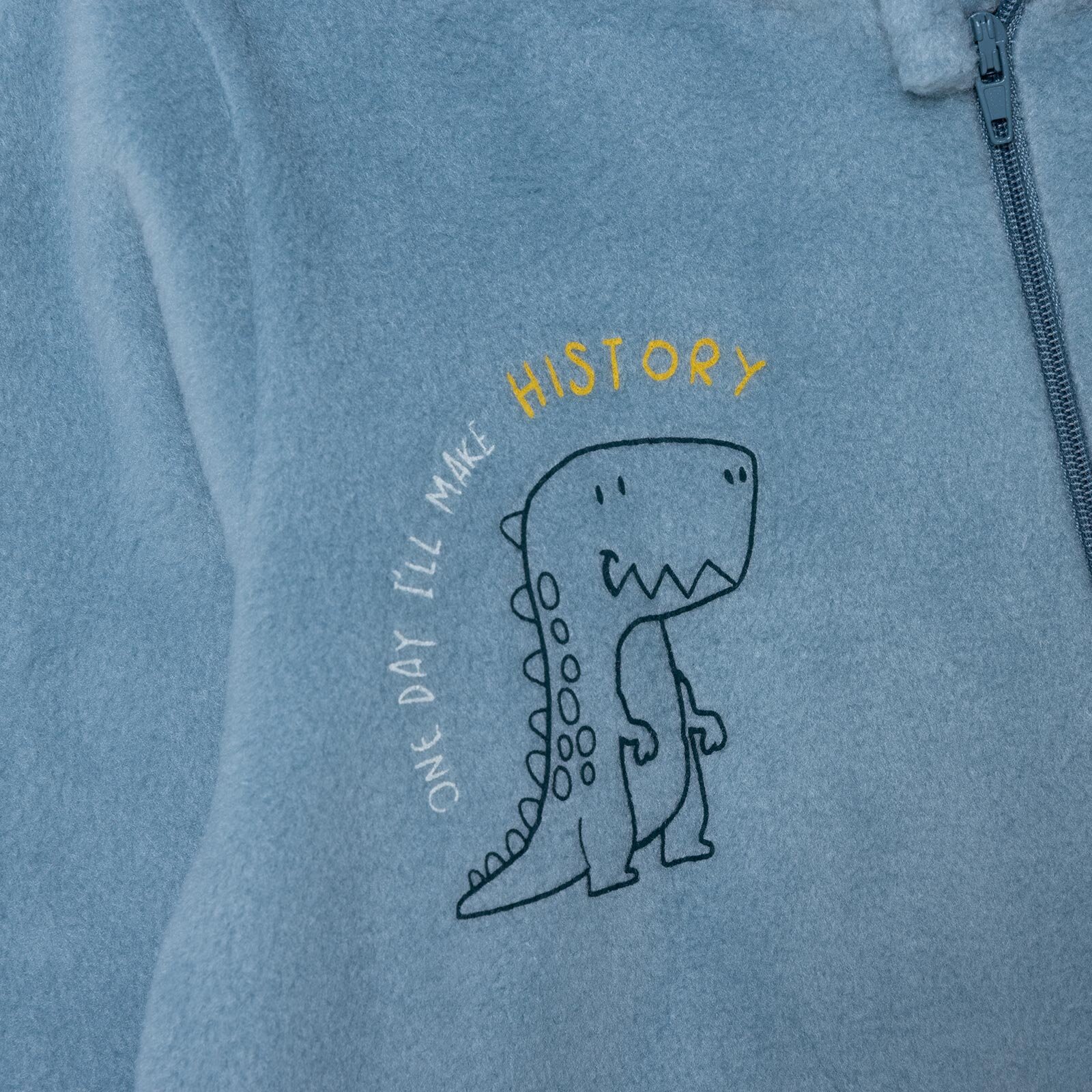 Erkek Bebek Polar Patiksiz Tulum Uzun Kol Ribanalı Paça