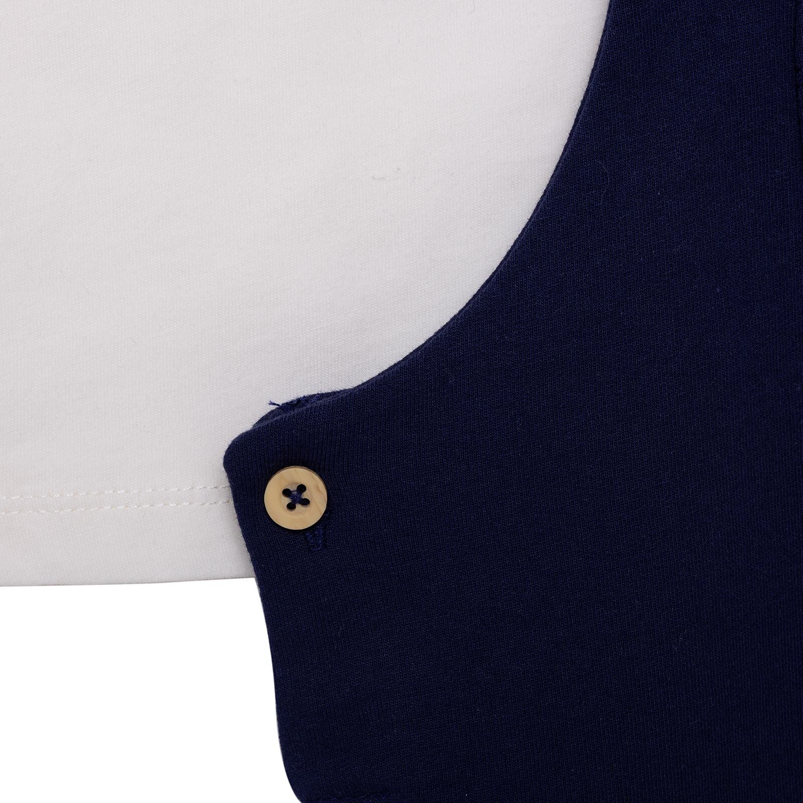 Erkek Bebek Salopet-Sweatshirt İki İplik Bisiklet Yaka Uzun Kol Reçme Paça