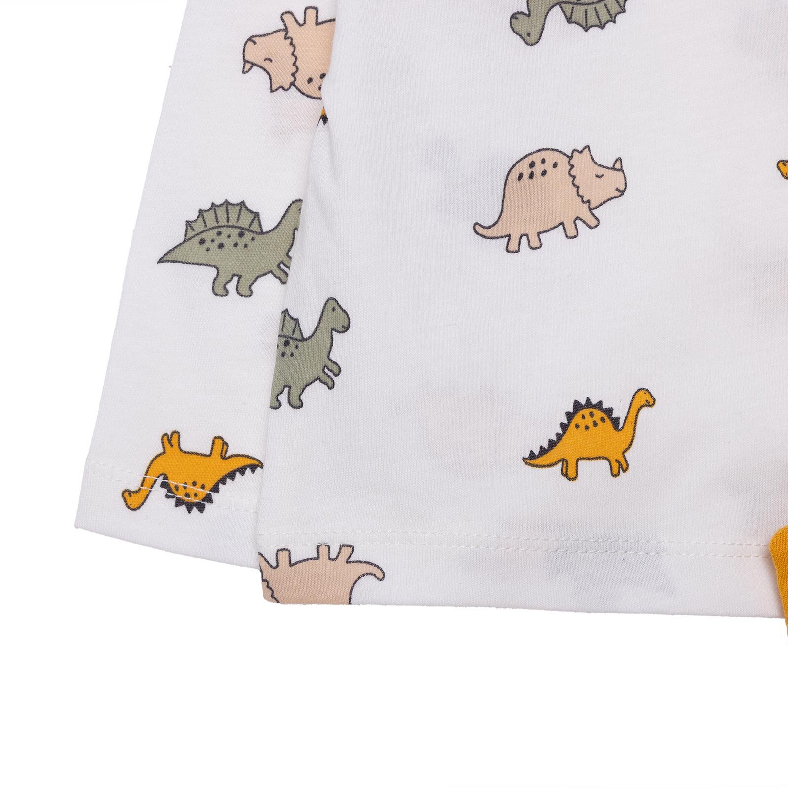 Erkek Bebek Salopet-Sweatshirt İki İplik Bisiklet Yaka Uzun Kol Reçme Paça