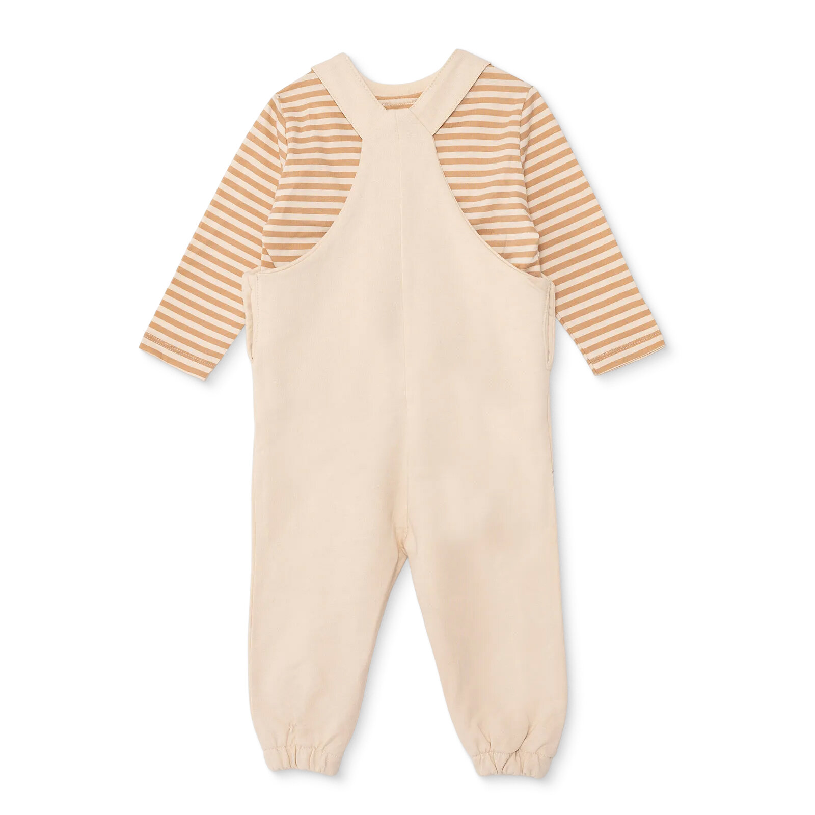 Erkek Bebek Salopet-Tshirt Süprem Bisiklet Yaka Uzun Kol Reçme Paça