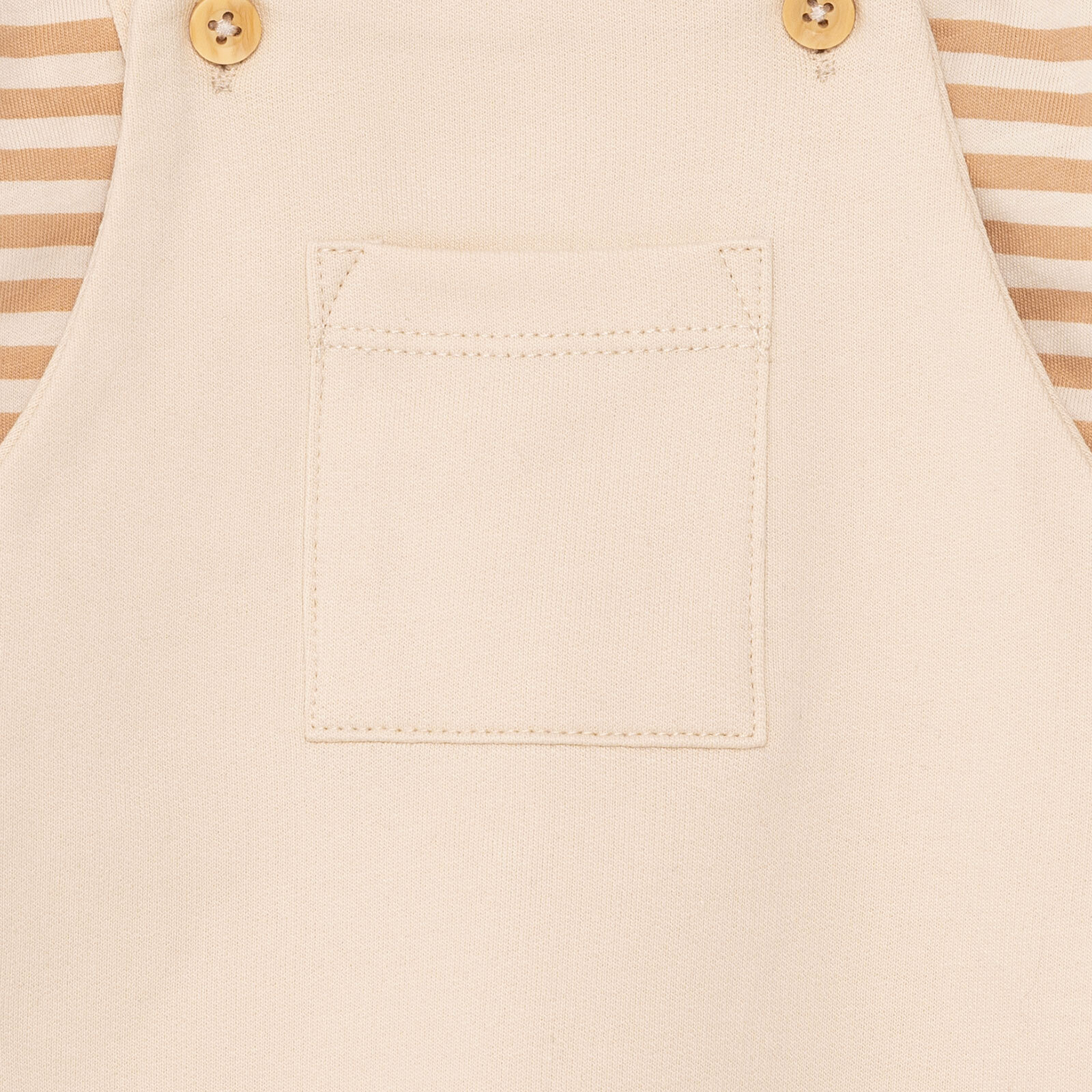 Erkek Bebek Salopet-Tshirt Süprem Bisiklet Yaka Uzun Kol Reçme Paça