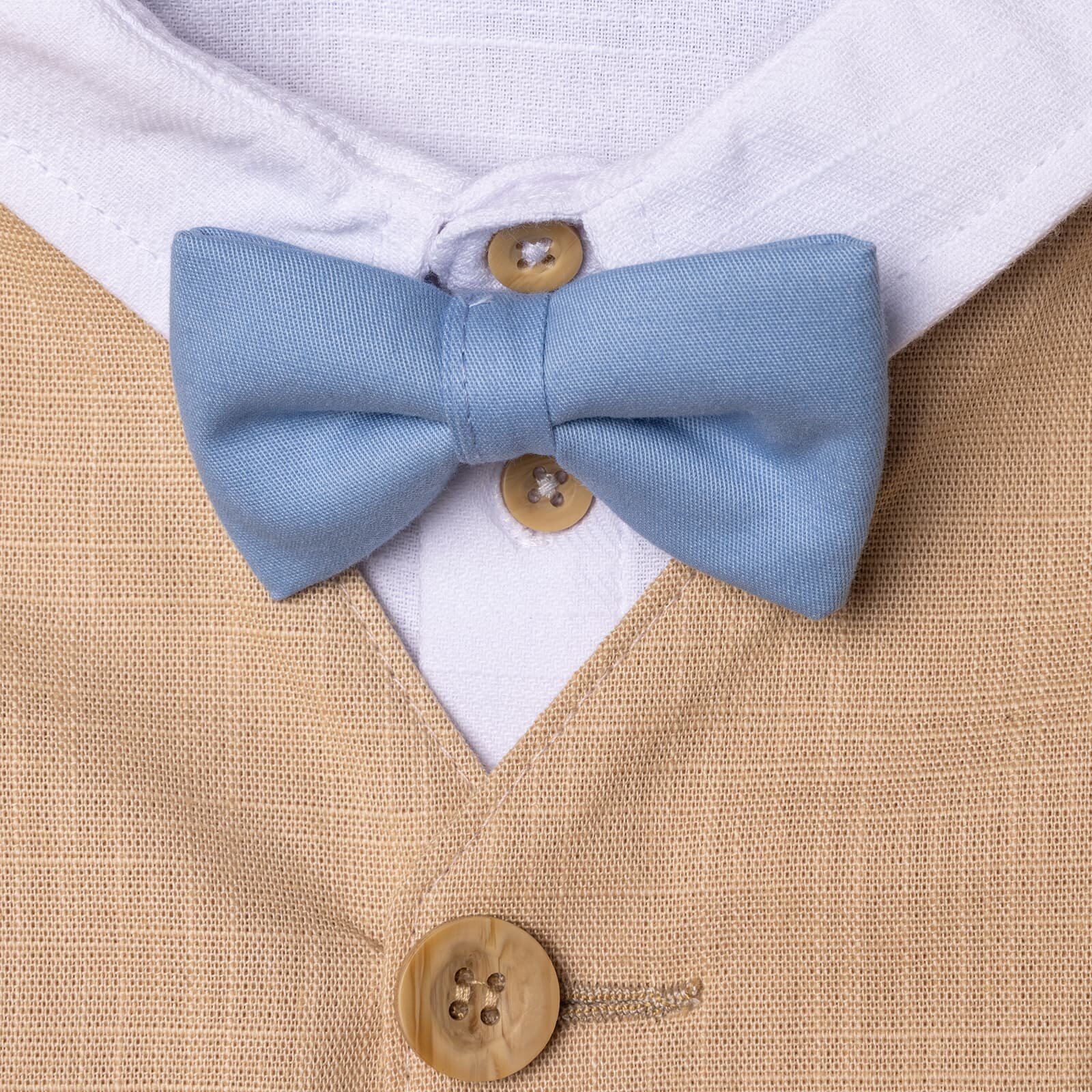 Erkek Bebek Smart Line Gömlek-Pantolon-Yelek Gömlek Yaka Uzun Kol Reçme Paça Erkek Bebek Smart Line Gömlek-Pantolon-Yelek Gömlek Yaka Uzun Kol Reçme Paça