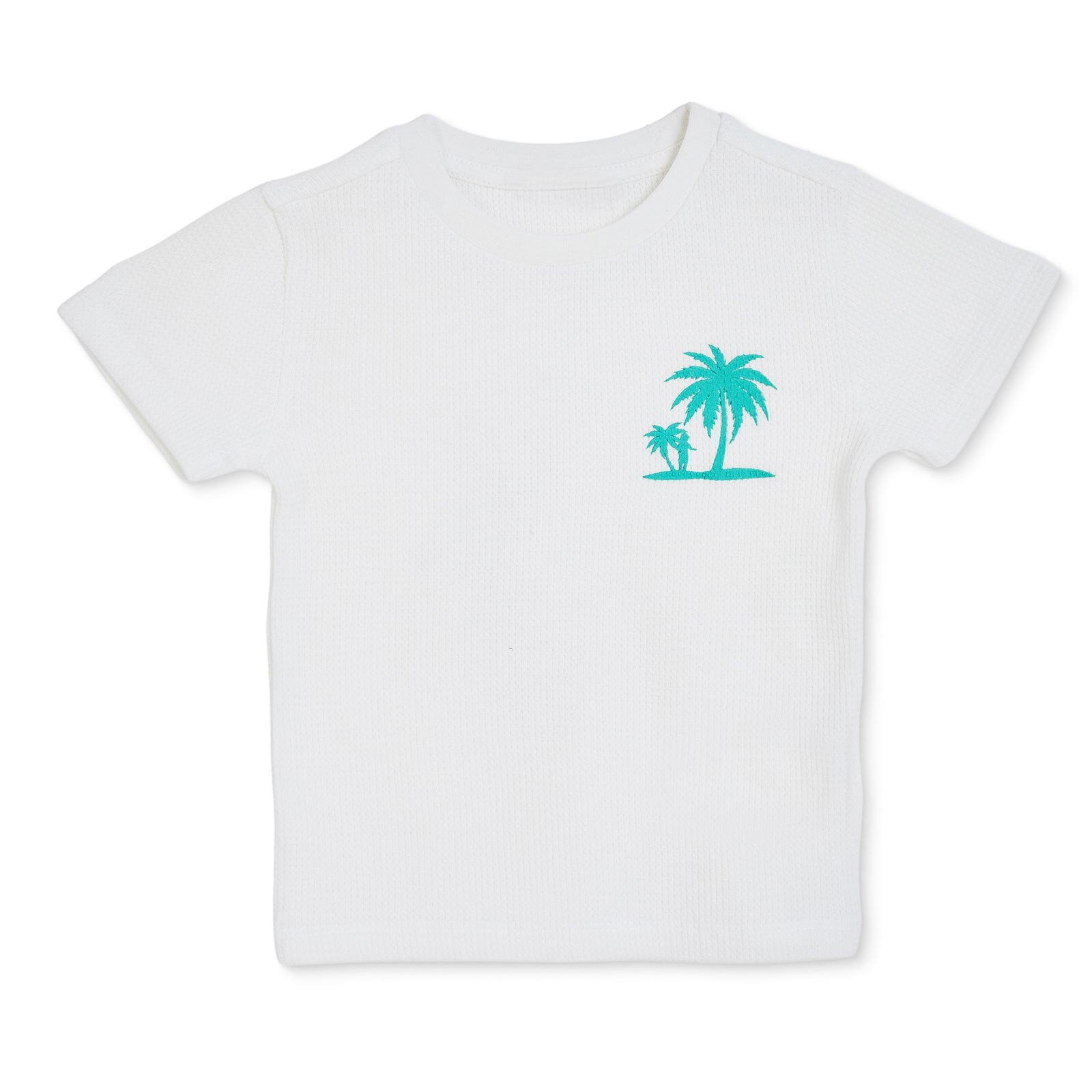 Erkek Bebek Summer Vibes Tshirt Bisiklet Yaka Kısa Kol