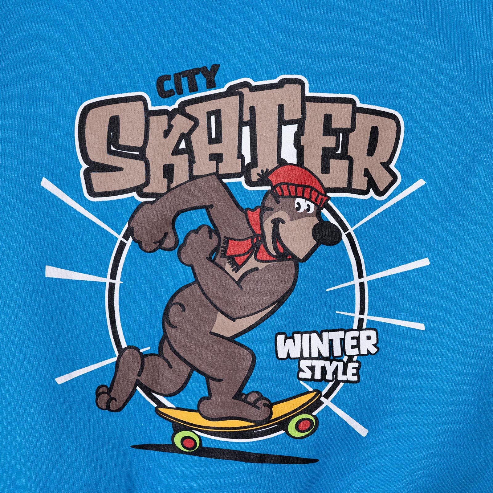 Erkek Bebek Sweatshirt Bisiklet Yaka Uzun Kol