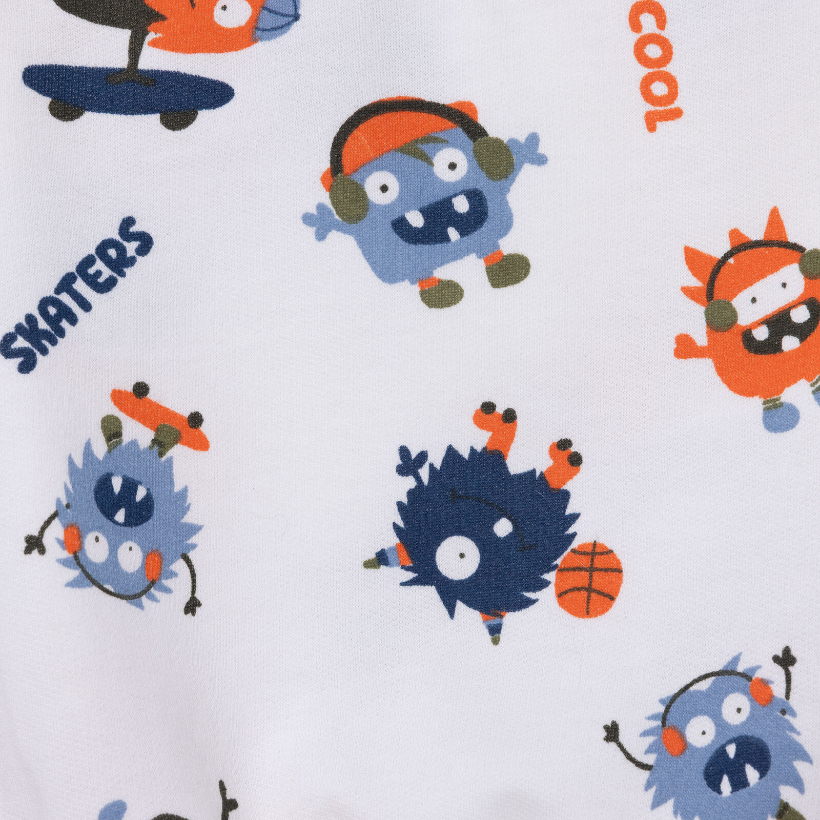 Erkek Bebek Sweatshirt Bisiklet Yaka Uzun Kol